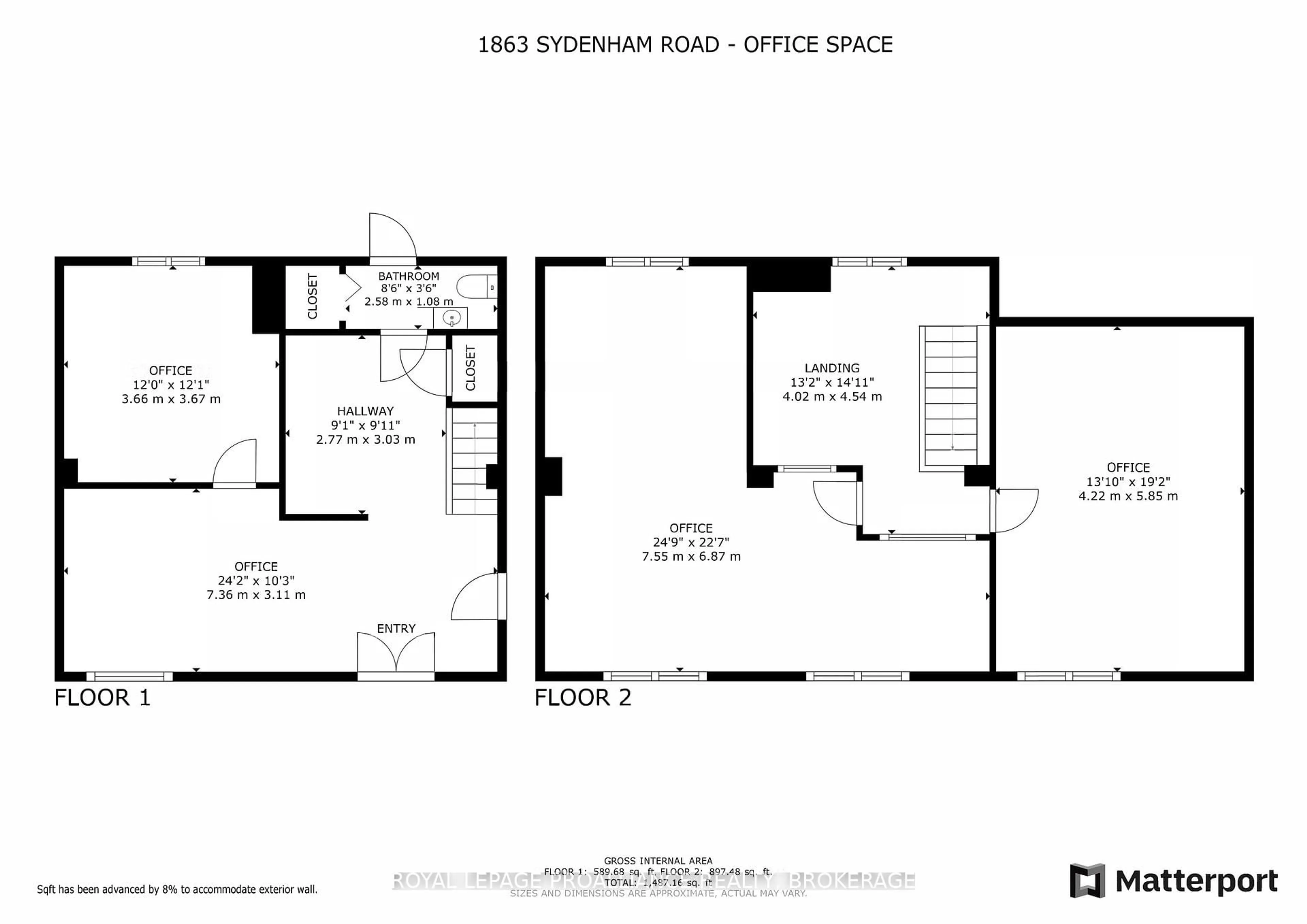 Floor plan for 1863 Sydenham Rd, Kingston Ontario K7L 4V4