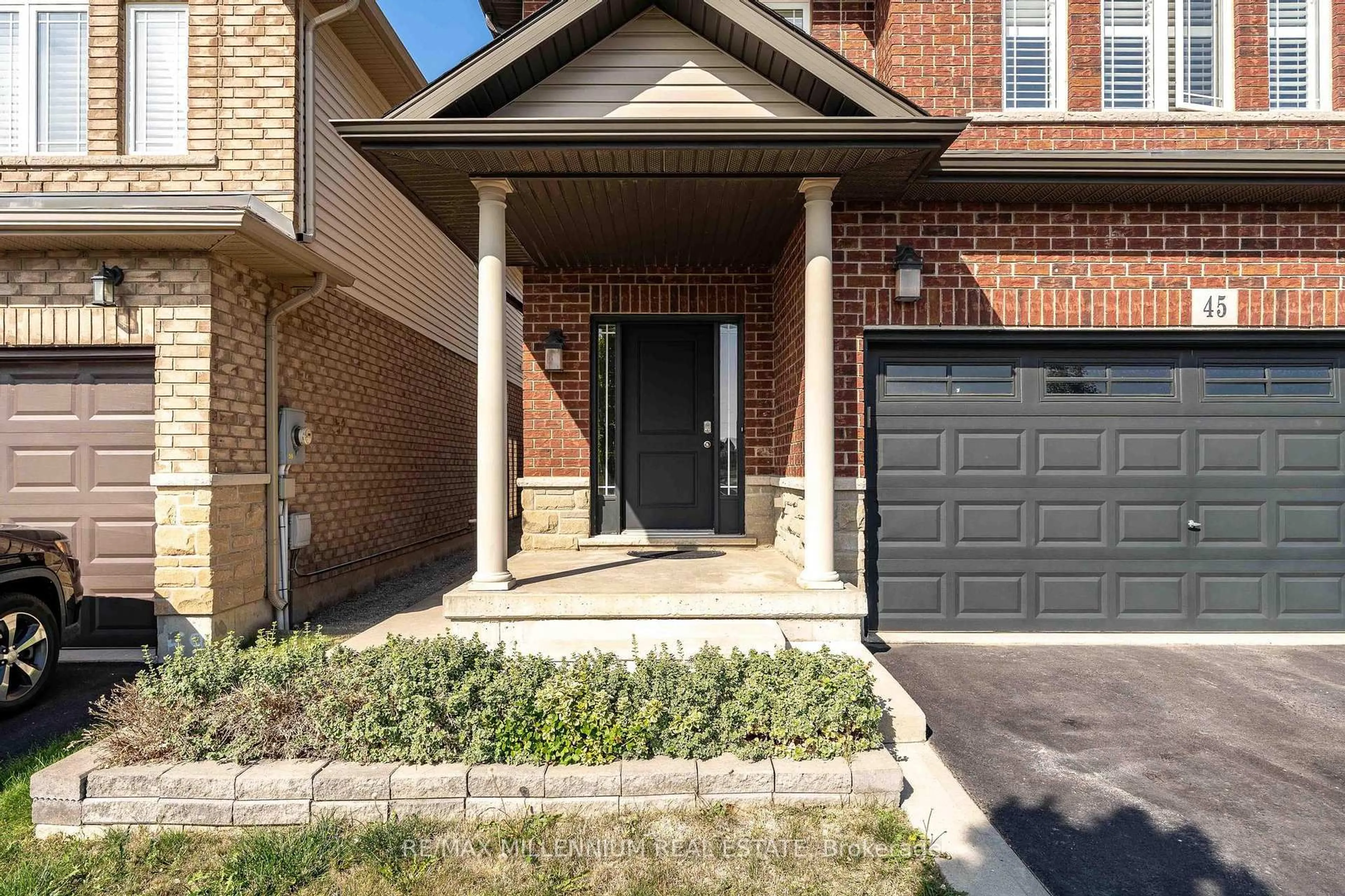 Home with brick exterior material, street for 45 Bellagio Ave, Hamilton Ontario L0R 1P0