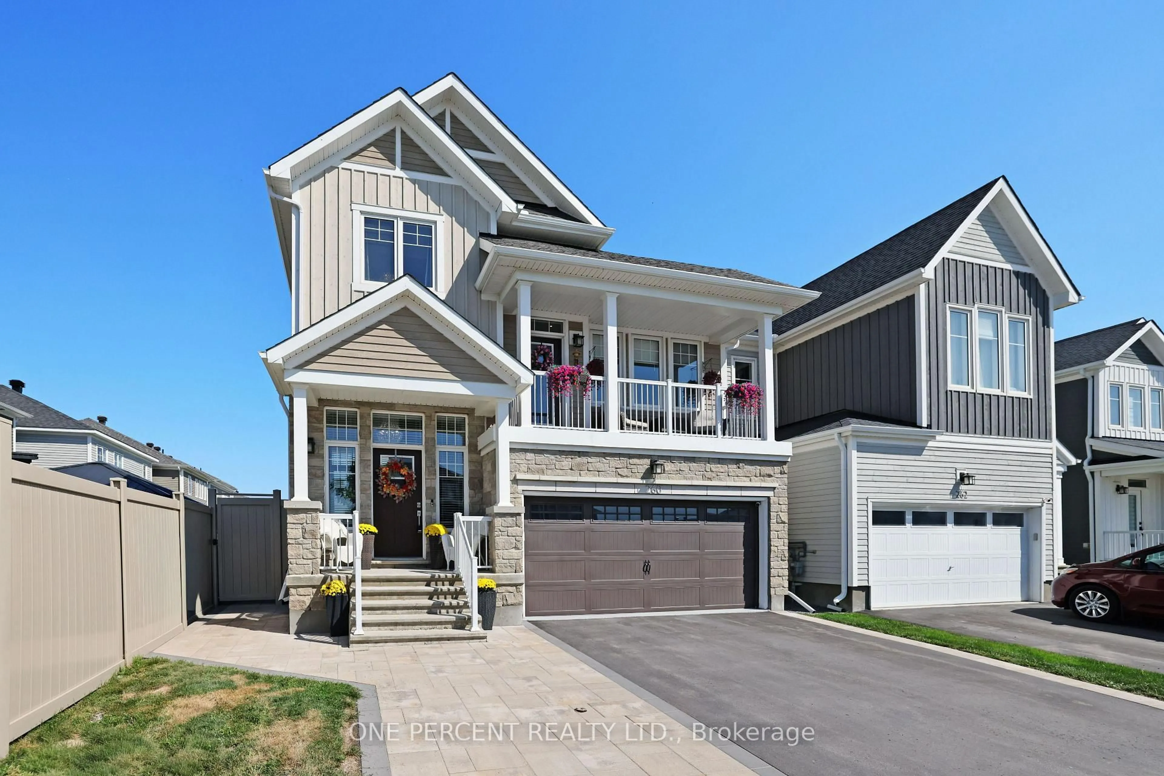 Home with vinyl exterior material, street for 260 Meynell Rd, Richmond Ontario K0A 2Z0