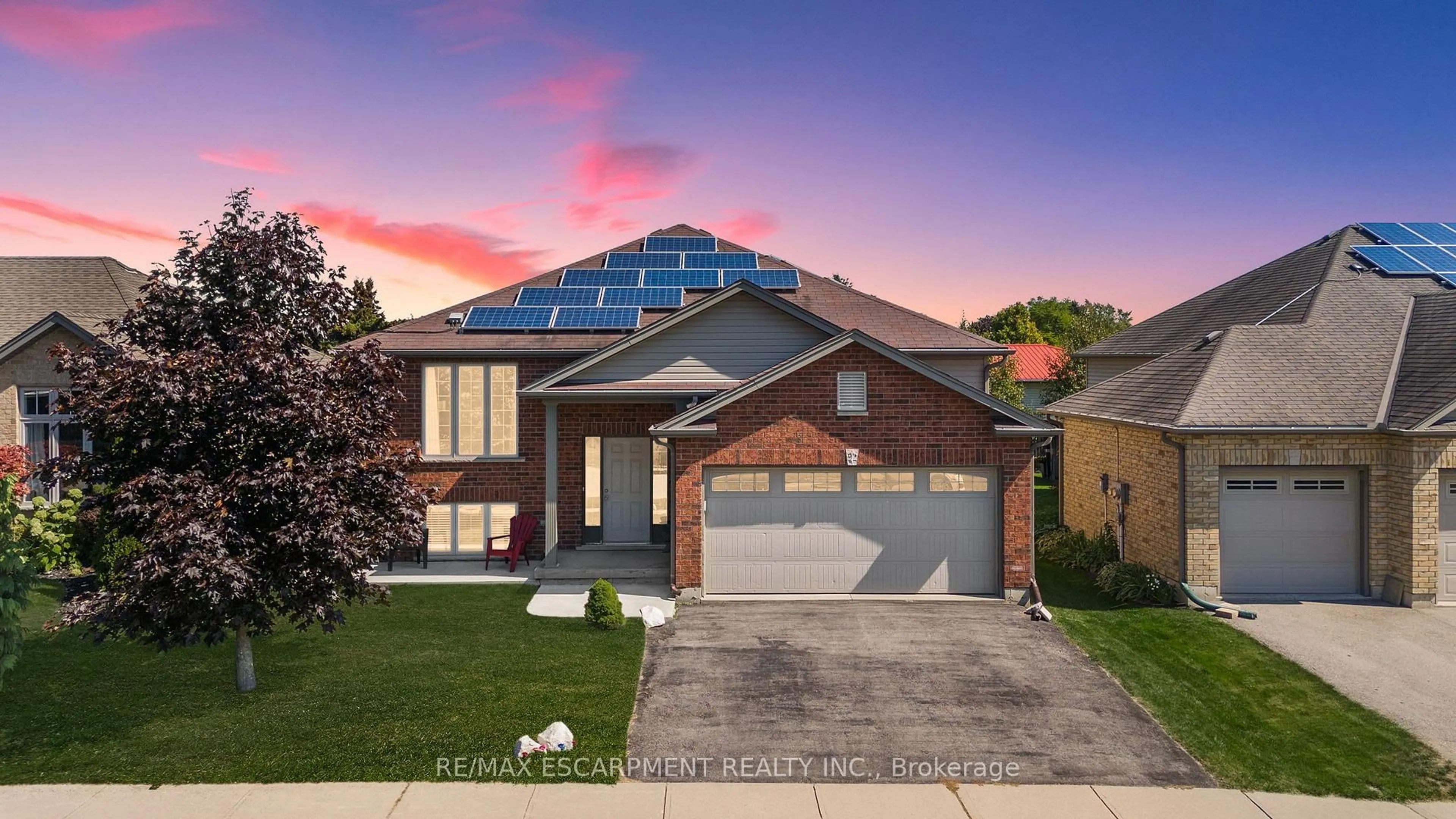 Home with brick exterior material, street for 92 White Water Dr, Norfolk Ontario N0A 1N9