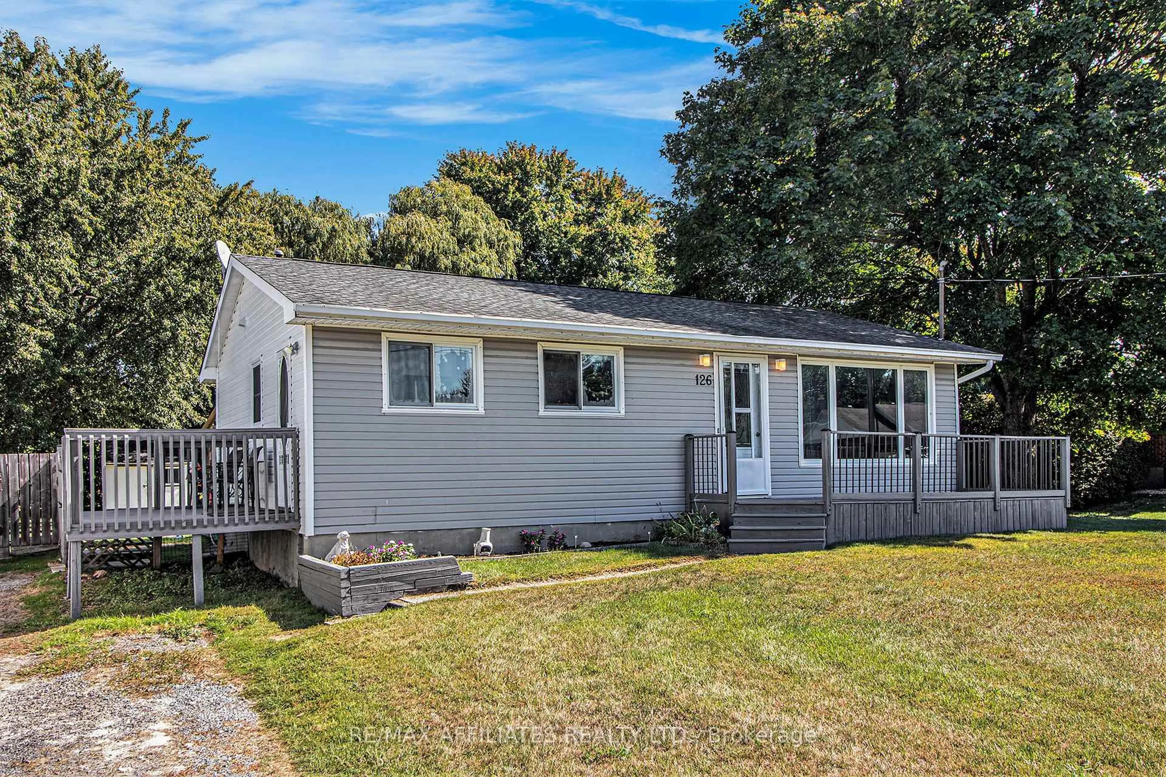 Home with vinyl exterior material, street for 126 Maple Grove Rd, The Nation Ontario K0A 1W0