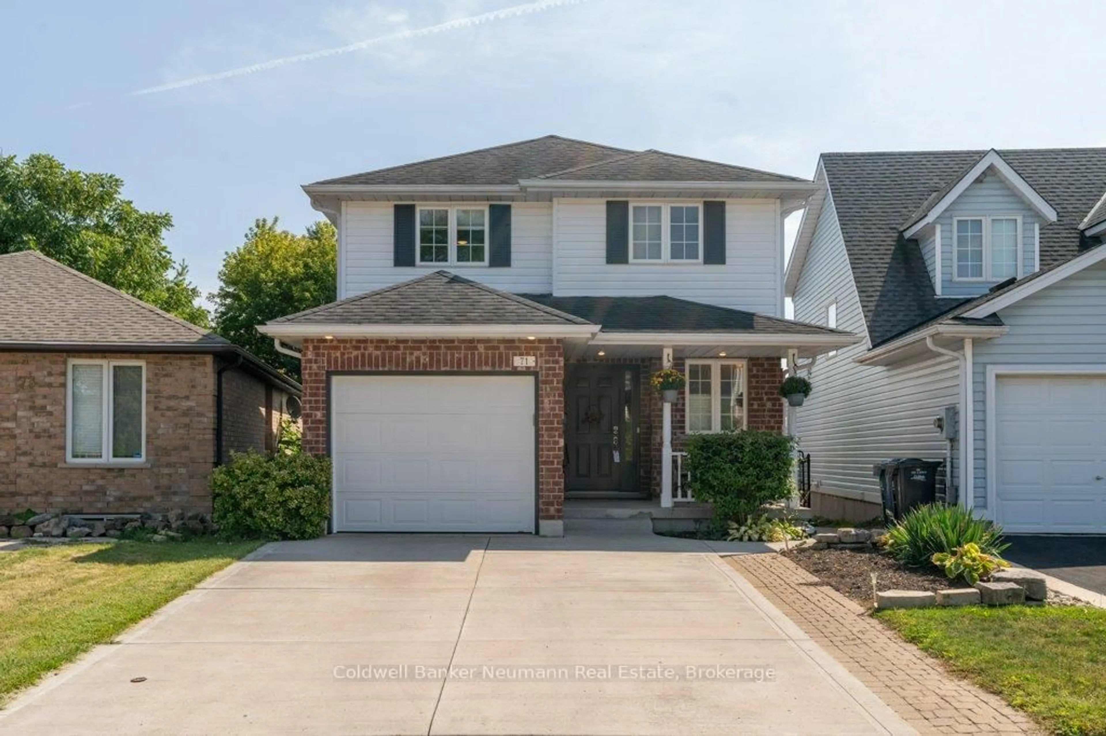 Home with brick exterior material, street for 71 Waxwing Cres, Guelph Ontario N1C 1E3