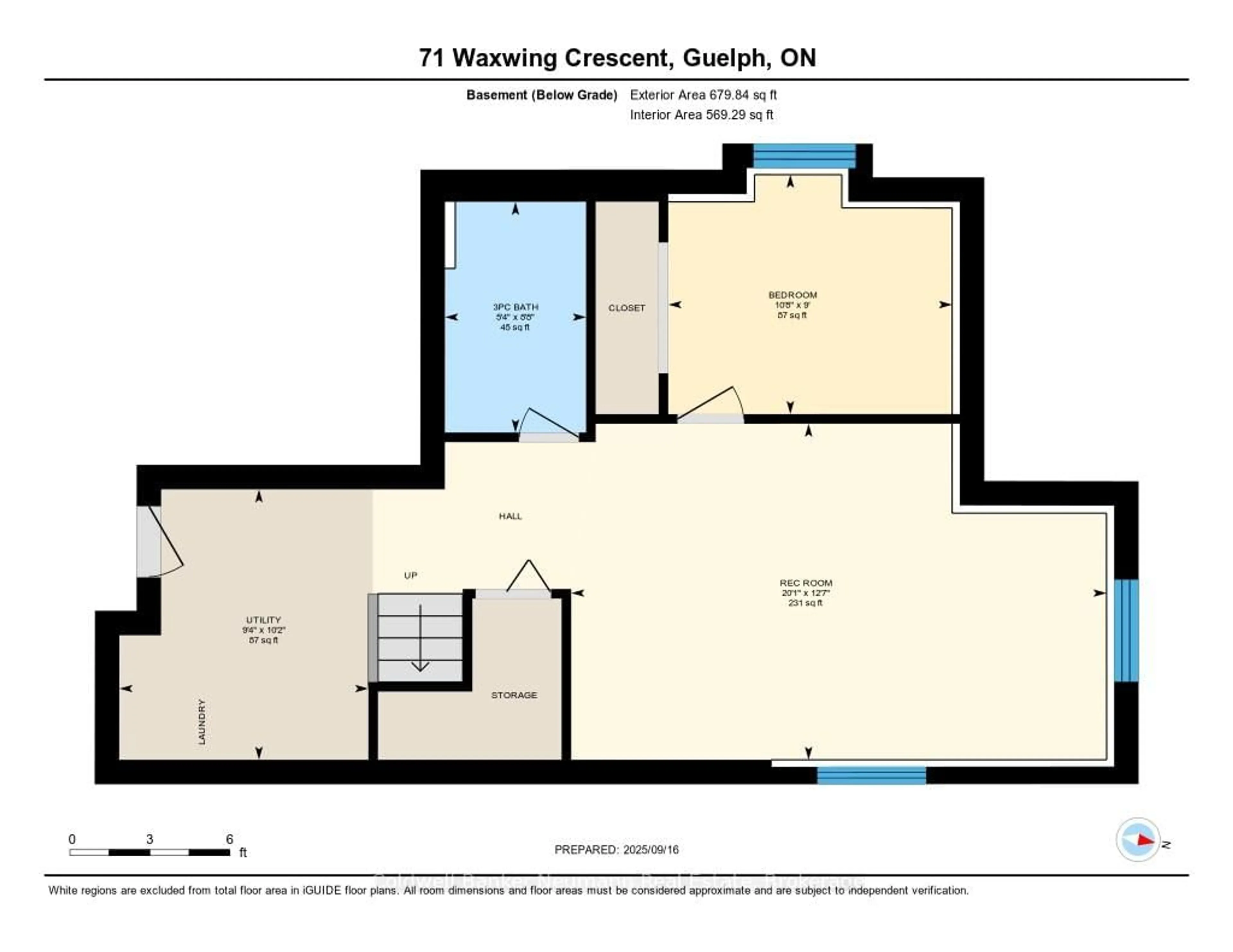 Floor plan for 71 Waxwing Cres, Guelph Ontario N1C 1E3