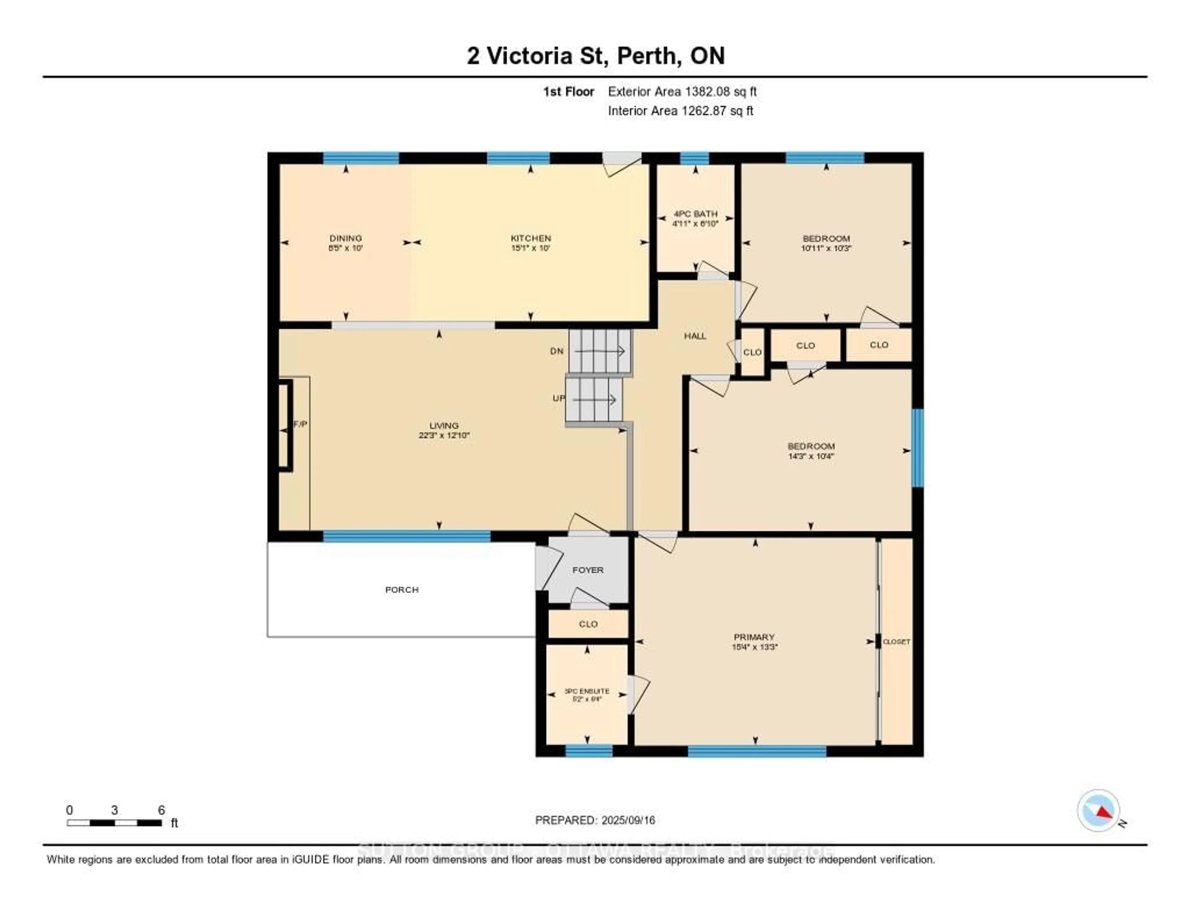Floor plan for 2 Victoria St, Perth Ontario K7H 2H4
