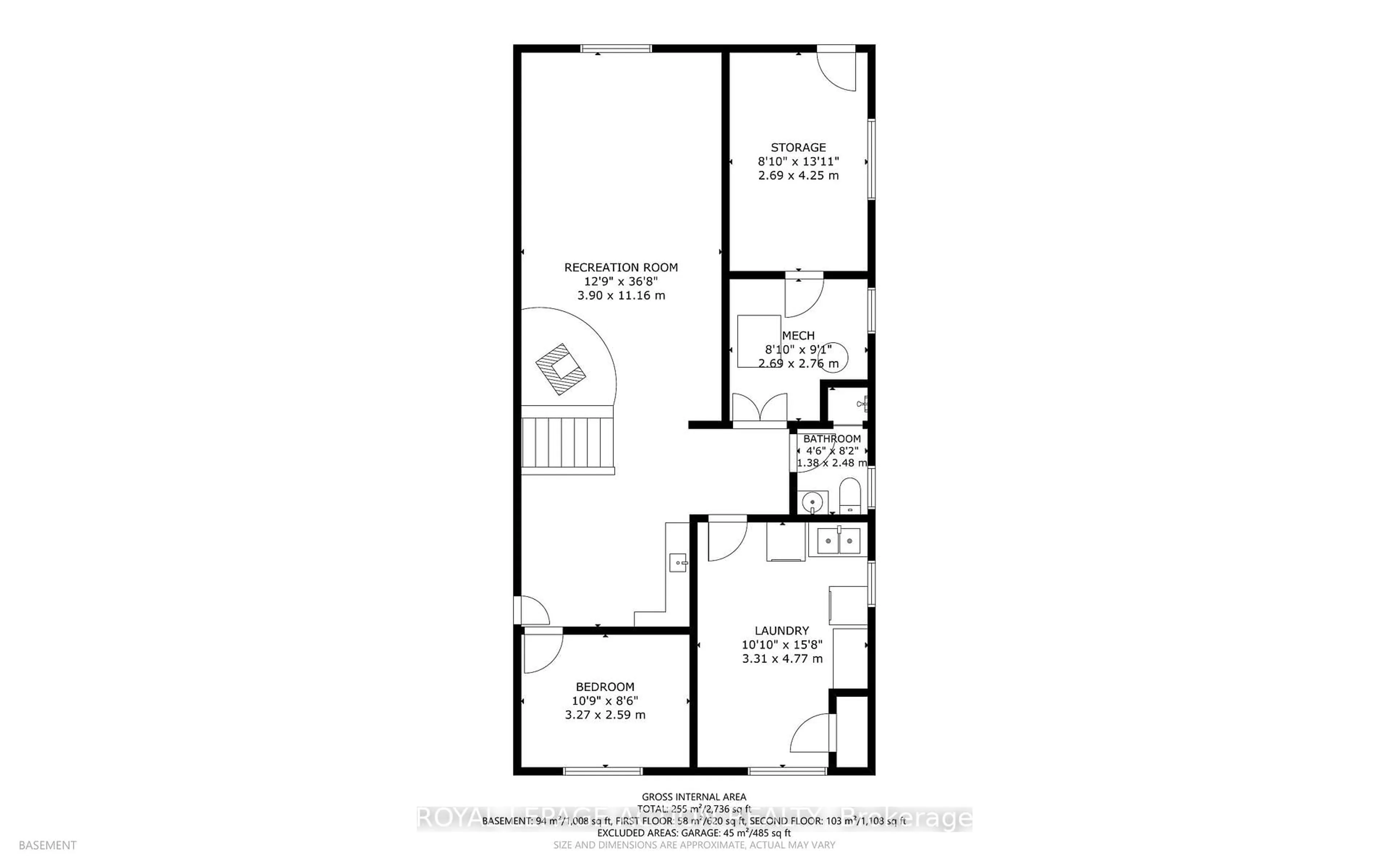 Floor plan for 9 Bannister St, Brant Ontario N0E 1L0