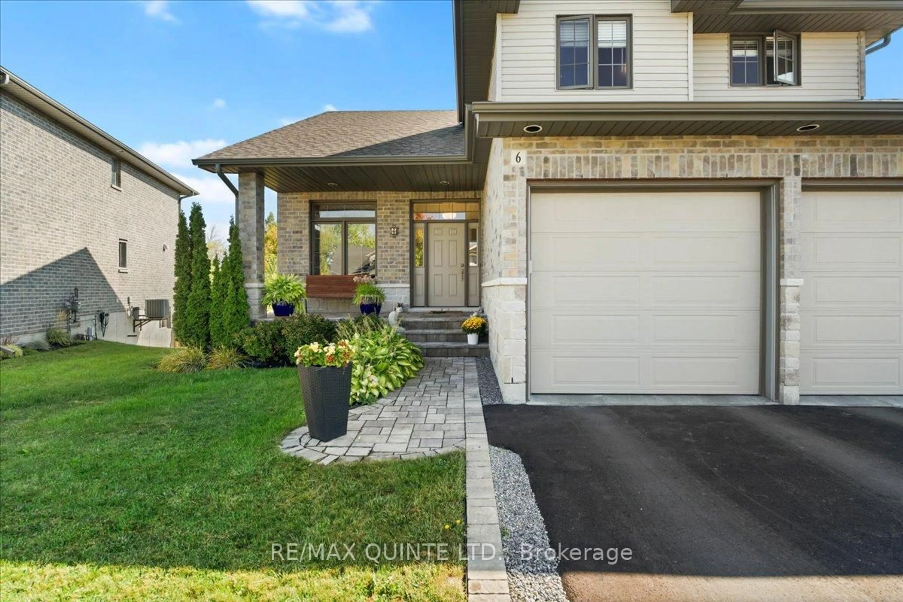 Home with brick exterior material, street for 6 Granby Crt, Belleville Ontario K8N 5W6