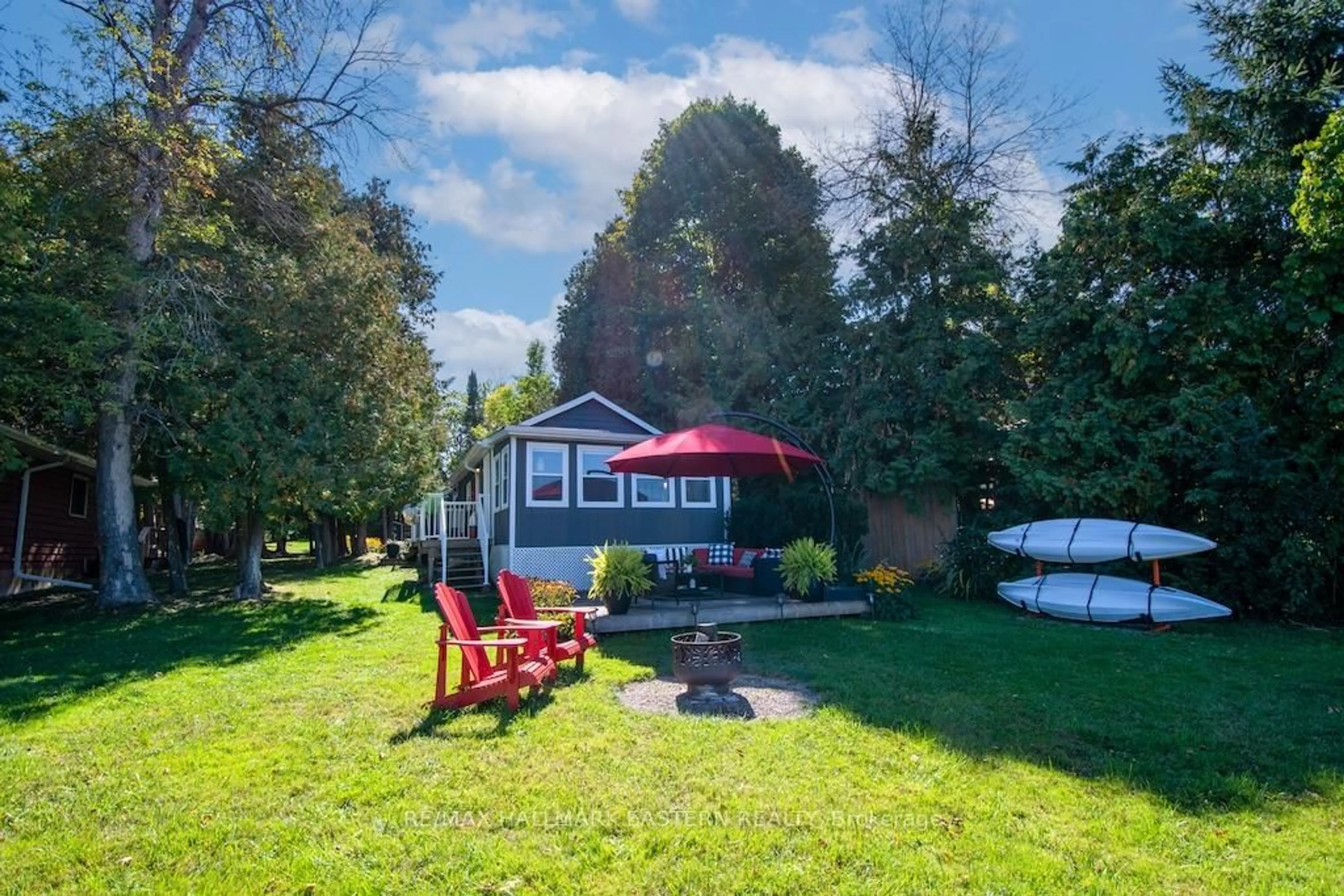 Patio, water/lake/river/ocean view for 1165 Grier Dr, Douro-Dummer Ontario K0L 2H0