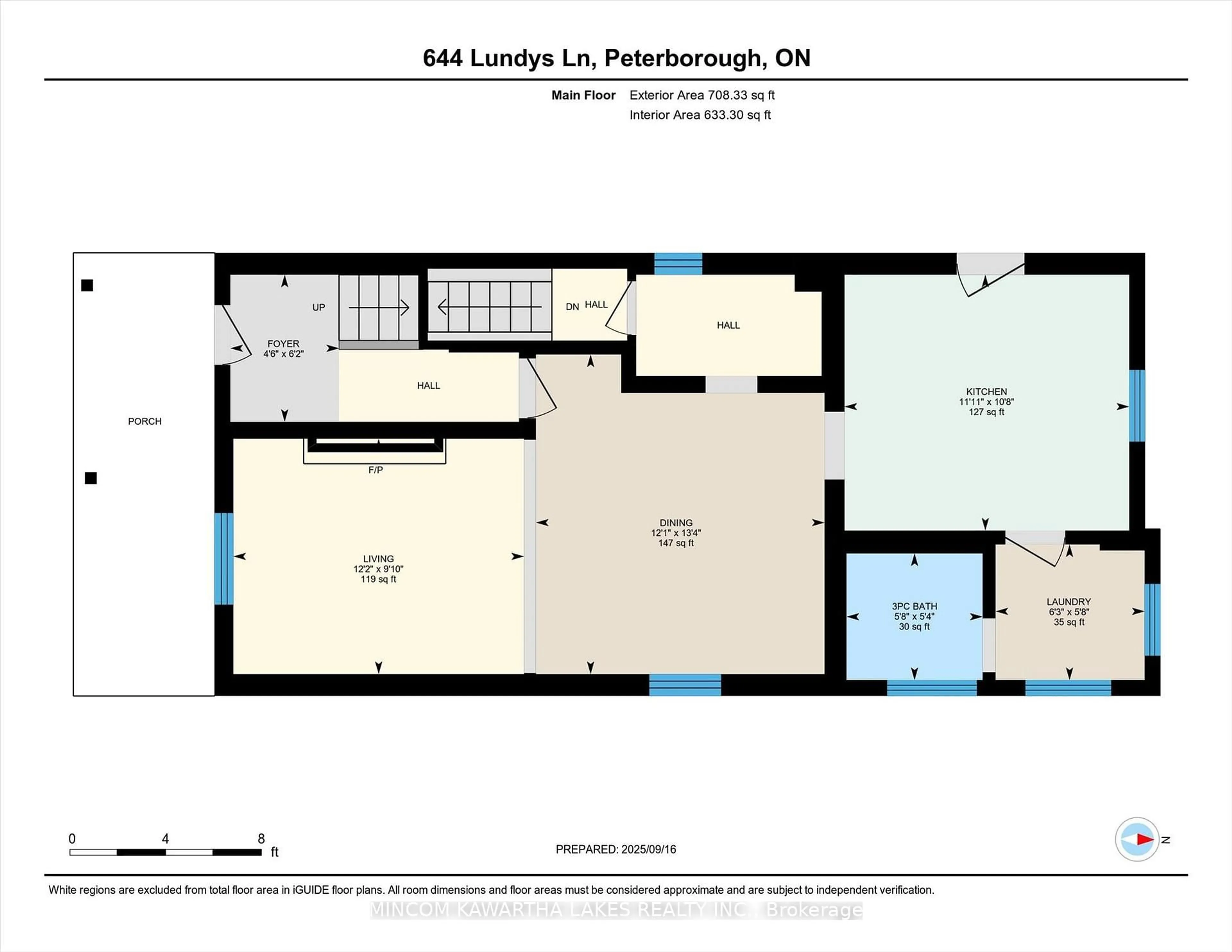 Floor plan for 644 Lundys Lane, Peterborough Ontario K9J 4J8