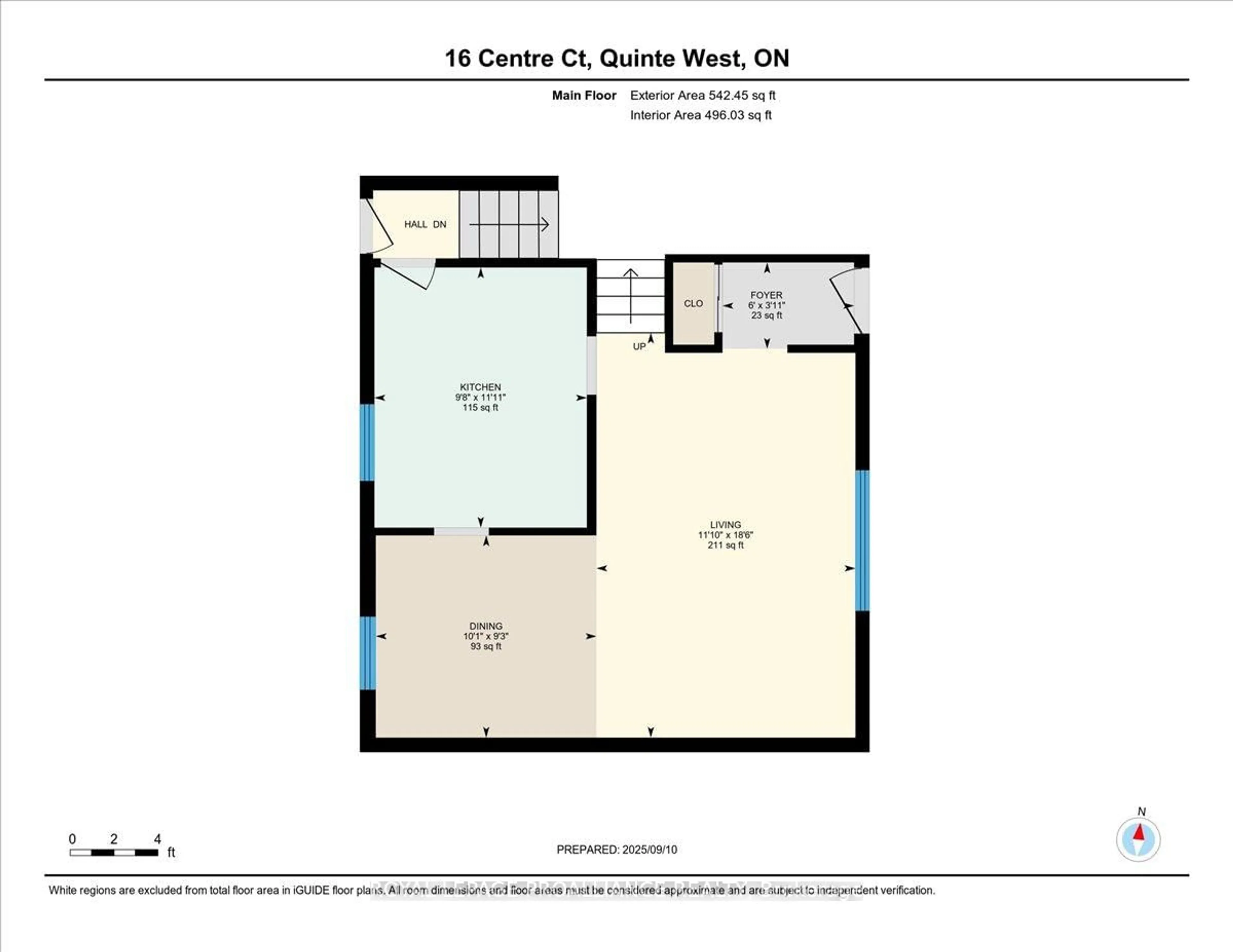 Floor plan for 16 Centre Crt, Hastings Ontario K0K 2C0