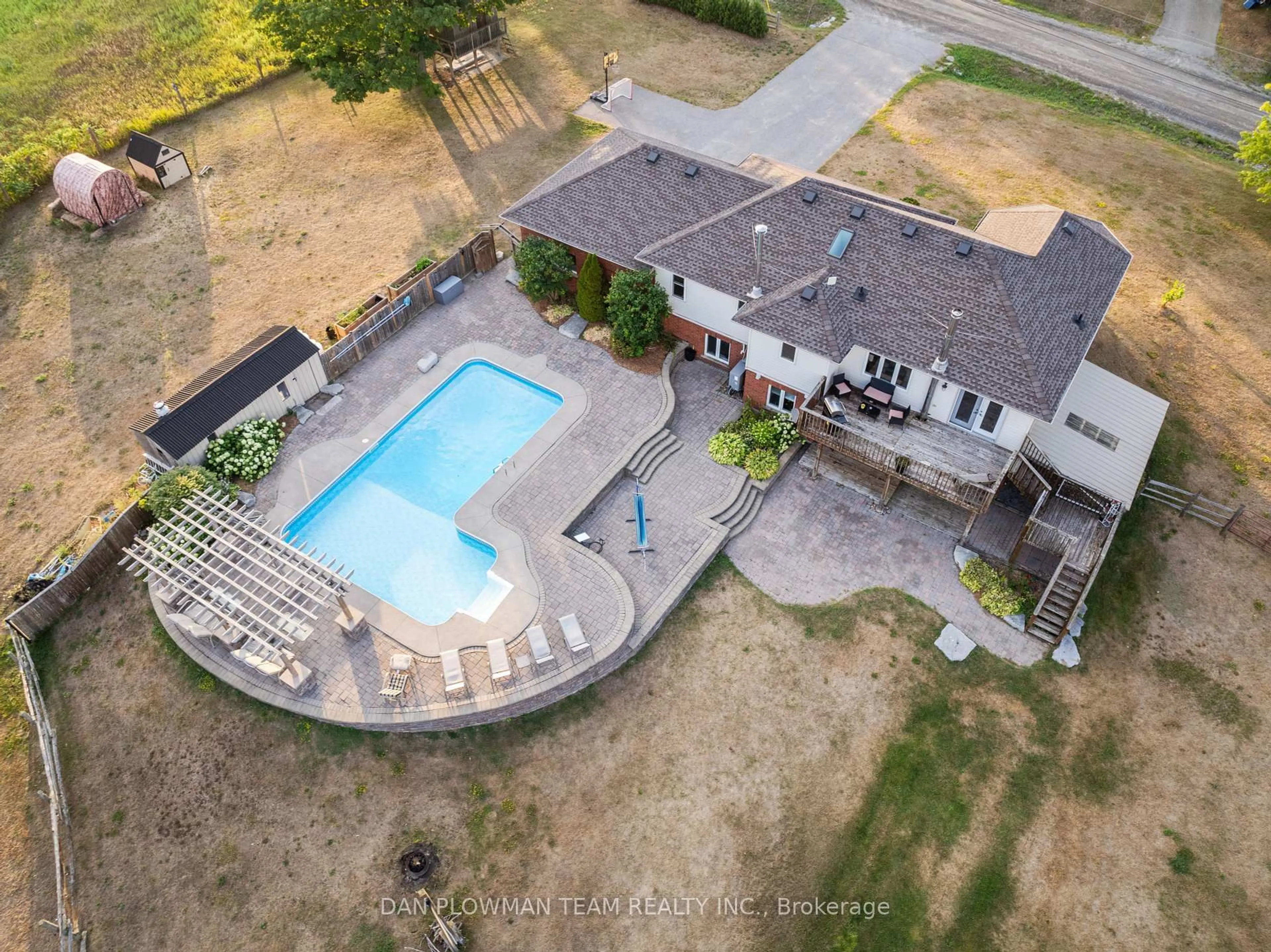 A pic from outside/outdoor area/front of a property/back of a property/a pic from drone, unknown for 478 Telecom Rd, Kawartha Lakes Ontario L0A 1K0