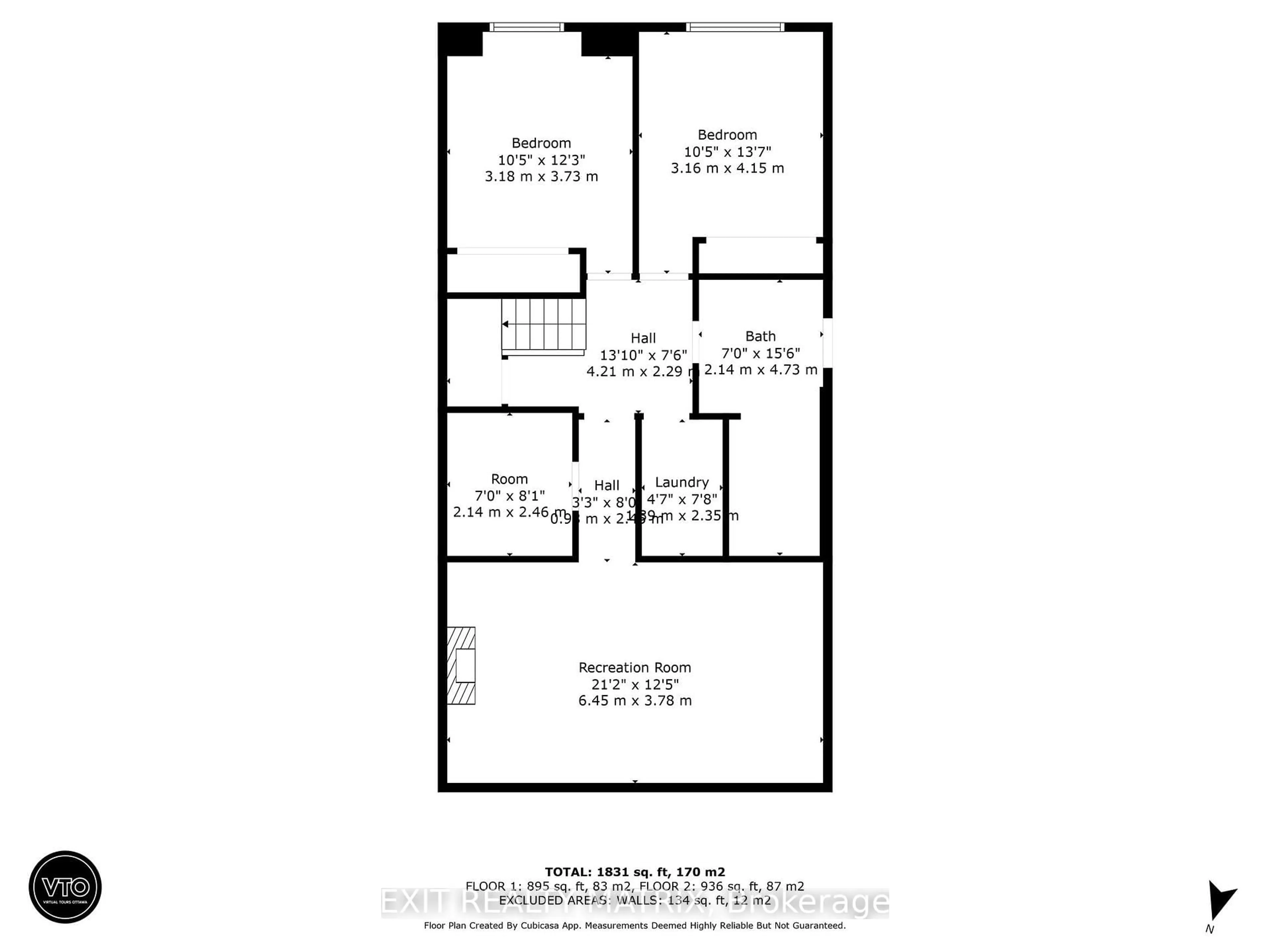 Floor plan for 90 Chesterton Dr, Ottawa Ontario K2E 5T6