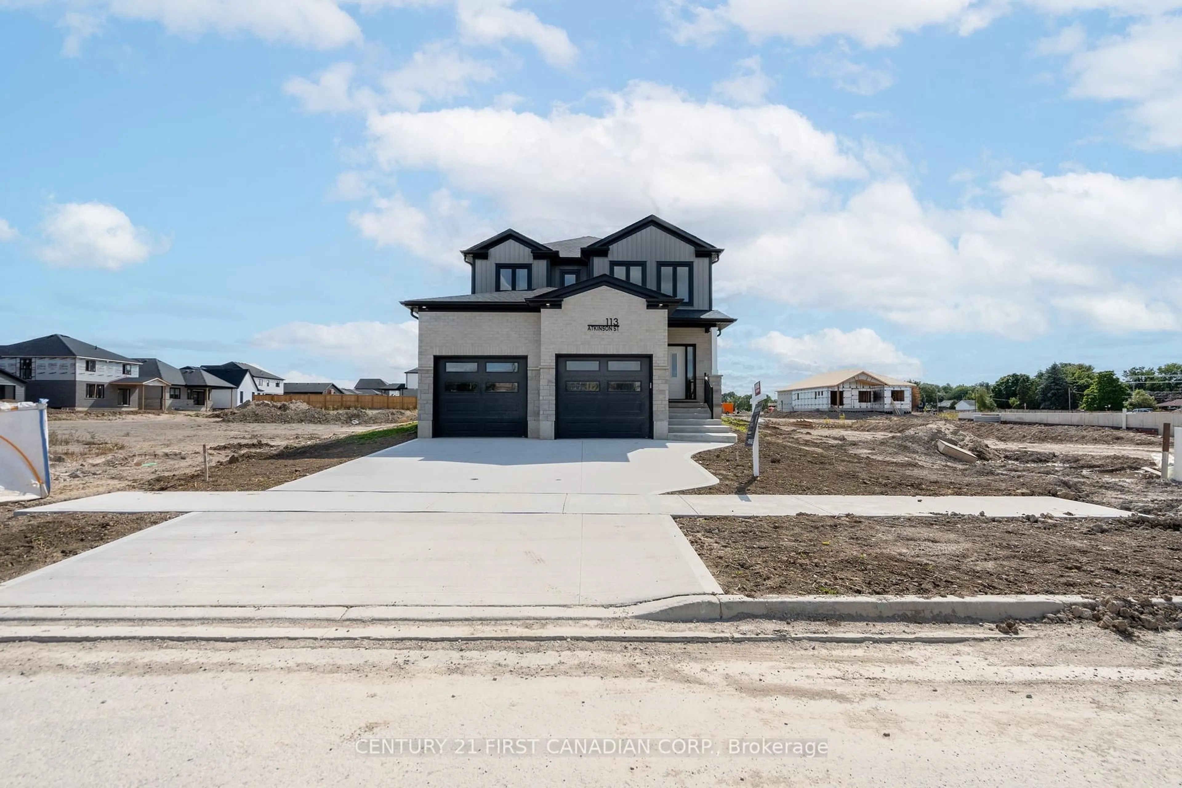 Home with brick exterior material, street for 113 Atkinson St, North Middlesex Ontario N0M 1A0