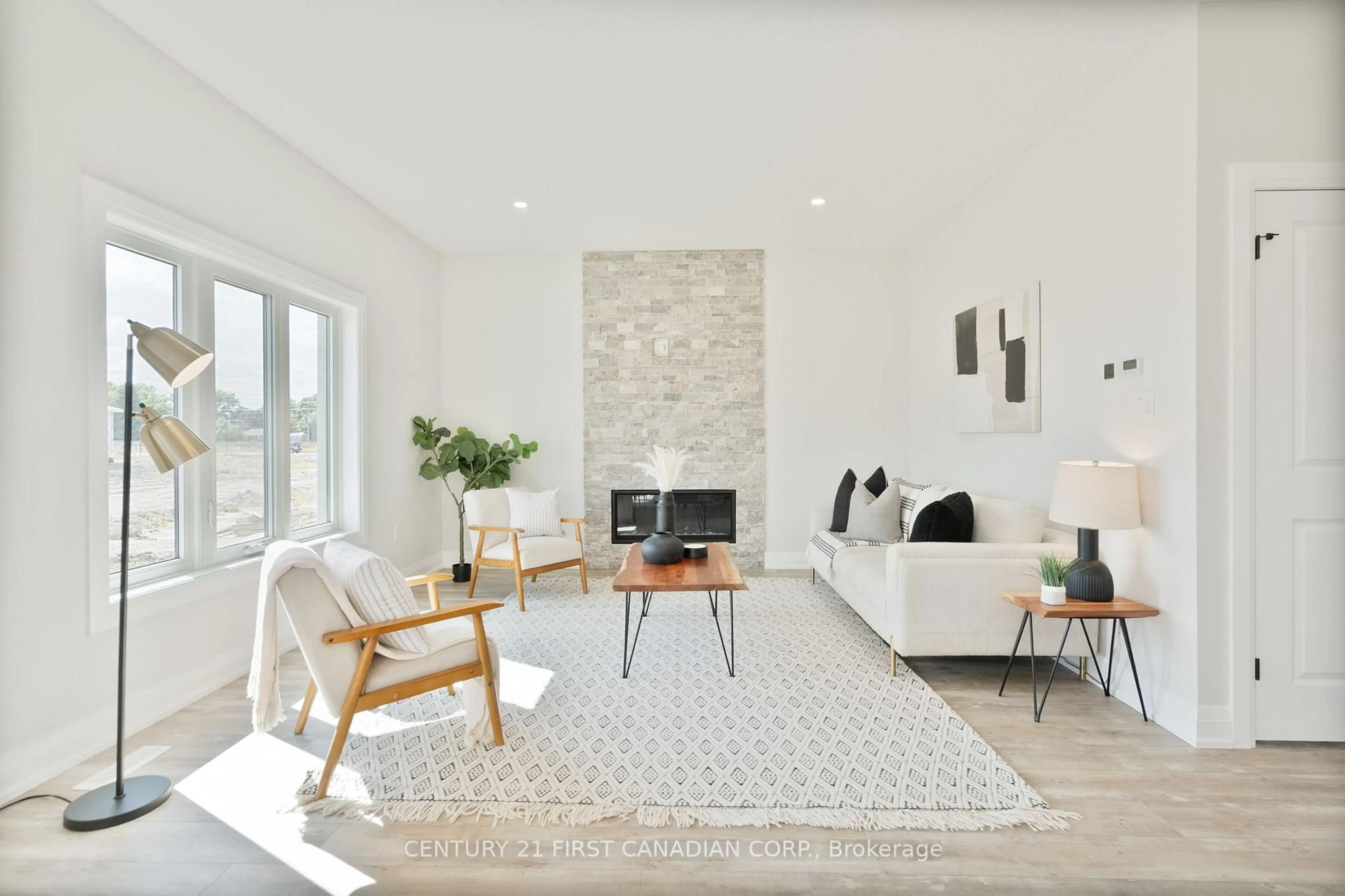 Living room with furniture, unknown for 113 Atkinson St, North Middlesex Ontario N0M 1A0