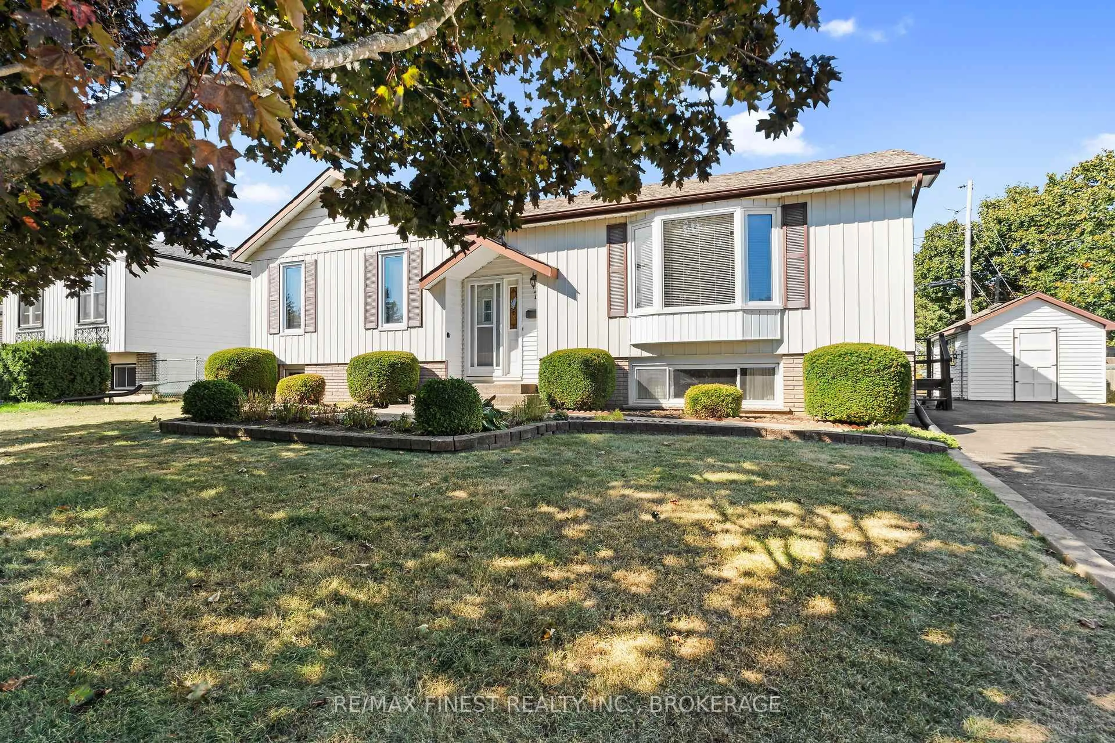 Home with vinyl exterior material, street for 7 Huff Ave, Loyalist Ontario K7N 1S5