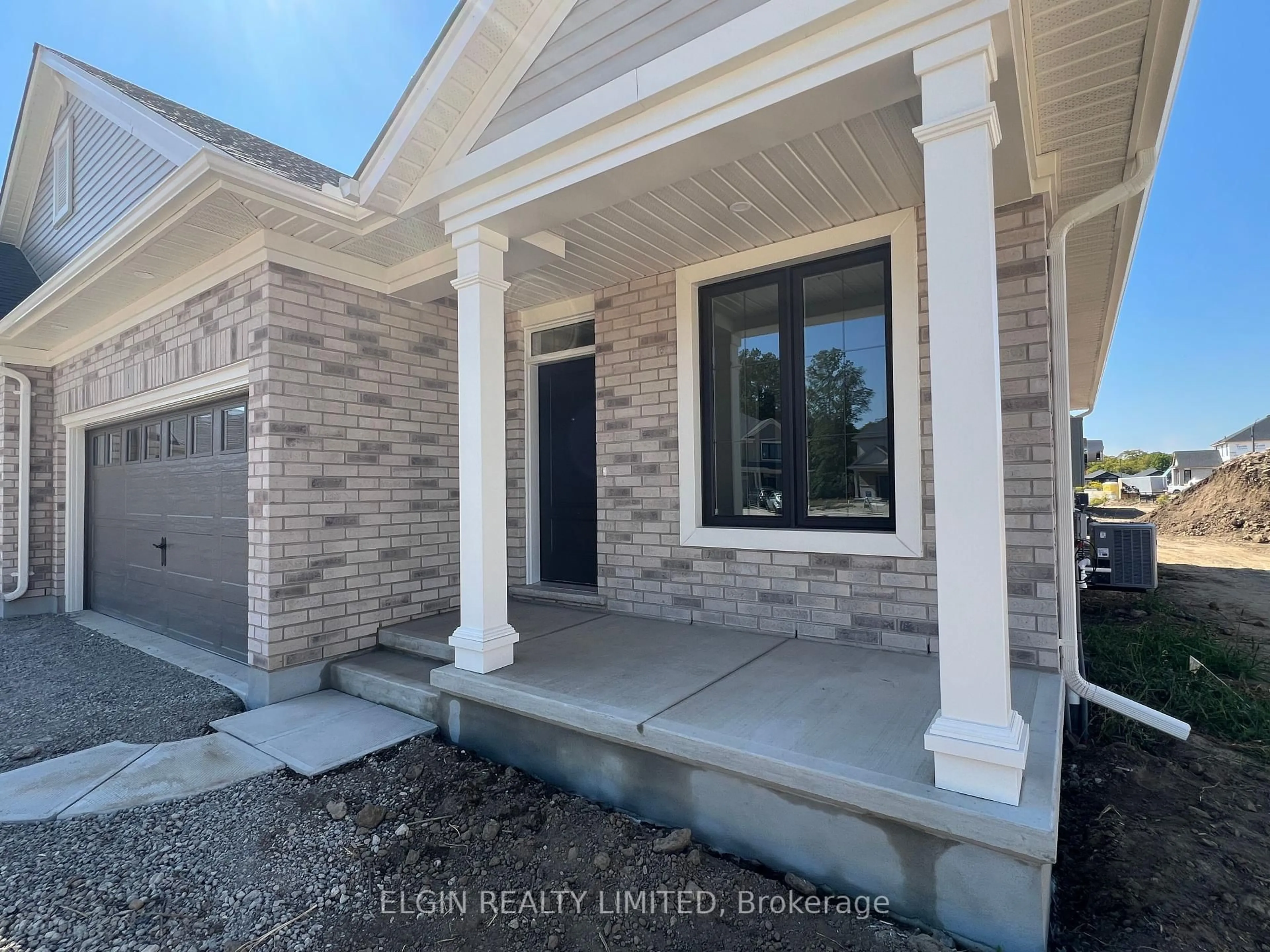Home with brick exterior material, street for 1 Columbus Crt, Central Elgin Ontario N5P 0E5