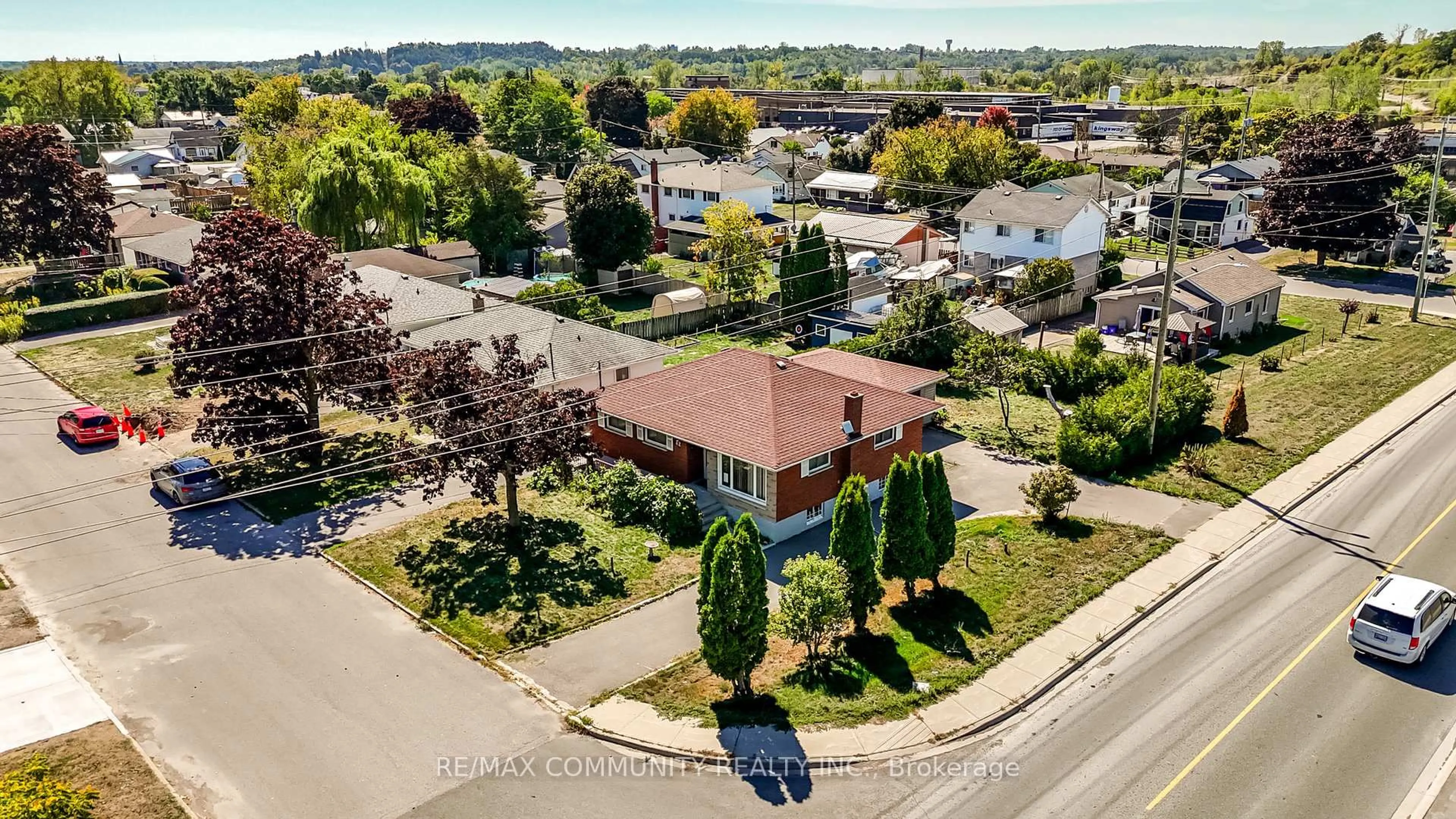 A pic from outside/outdoor area/front of a property/back of a property/a pic from drone, street for 42 Elizabeth Ave, Quinte West Ontario K8V 2R2