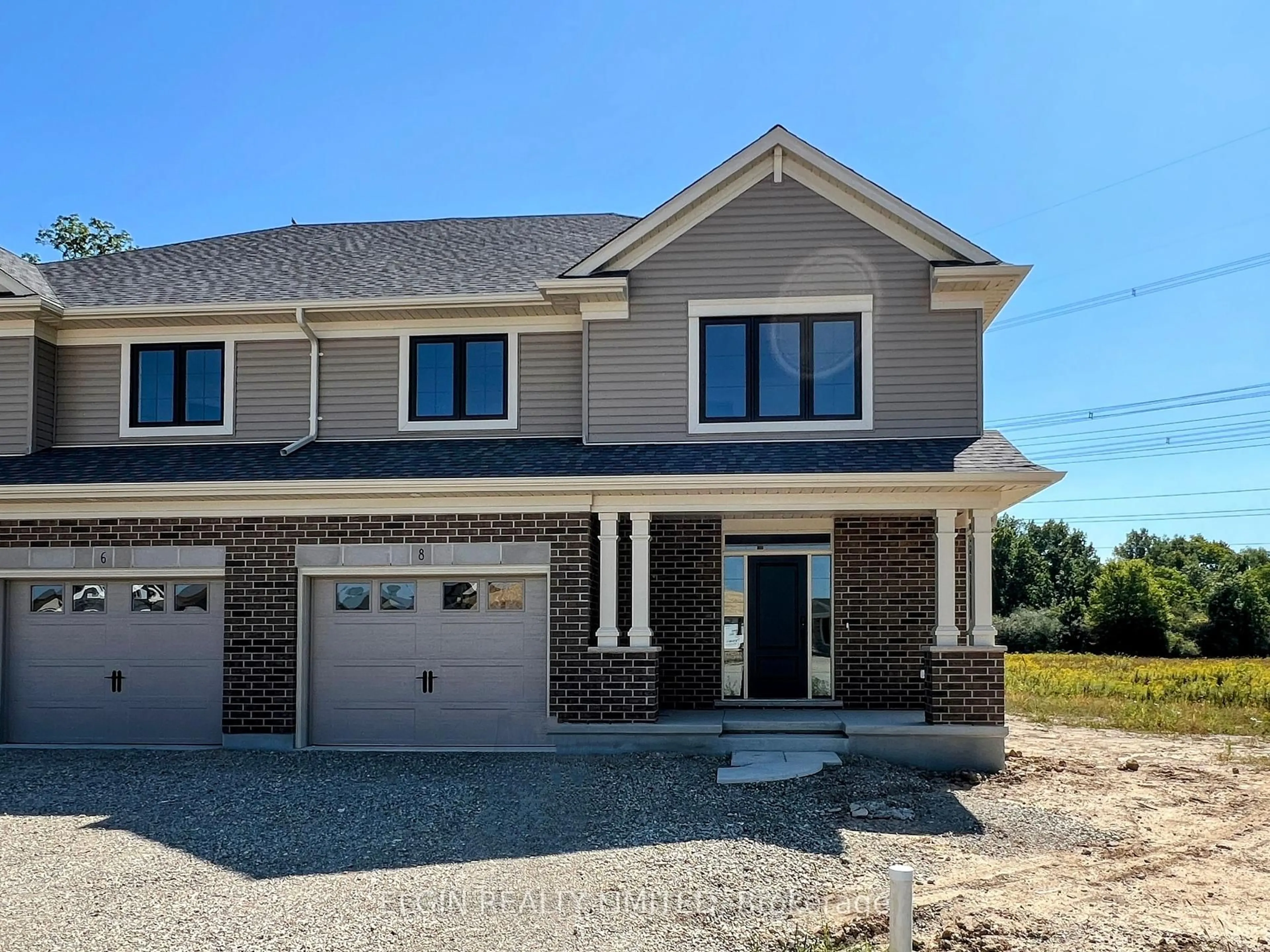 Home with brick exterior material, street for 8 Columbus Crt, Central Elgin Ontario N5P 0E5