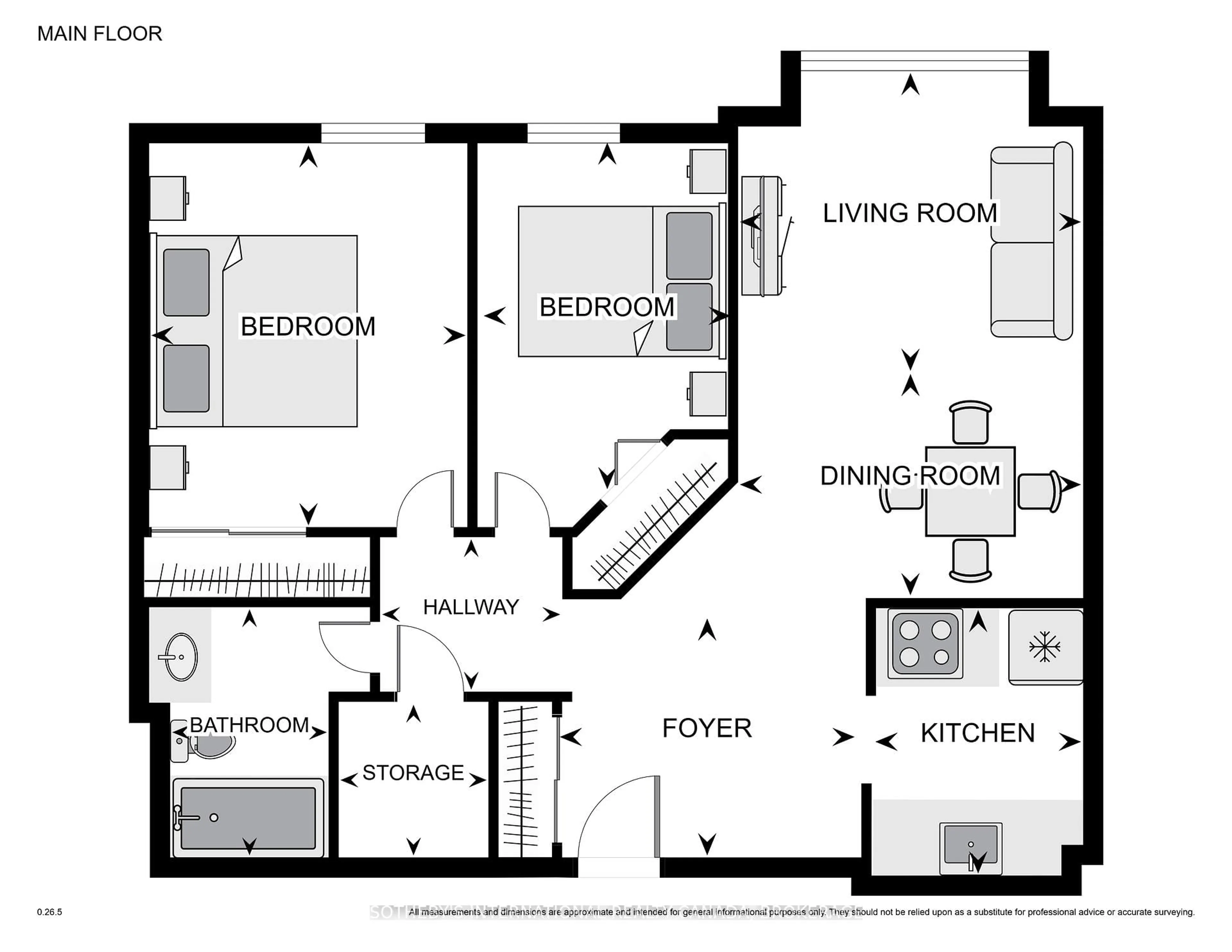 Floor plan for 810 Kyle Crt #306, Brockville Ontario K6V 6H6