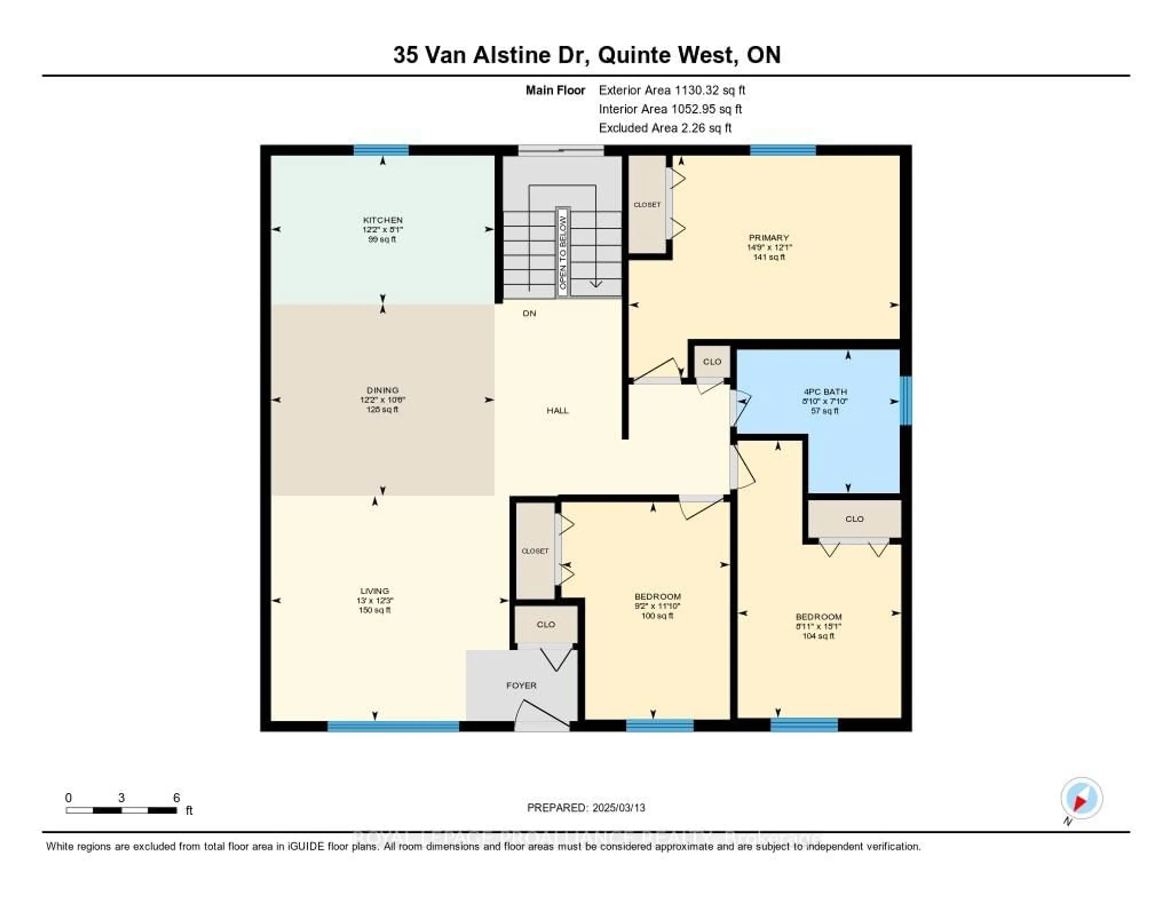 Floor plan for 35 Van Alstine Dr, Quinte West Ontario K8V 6K7