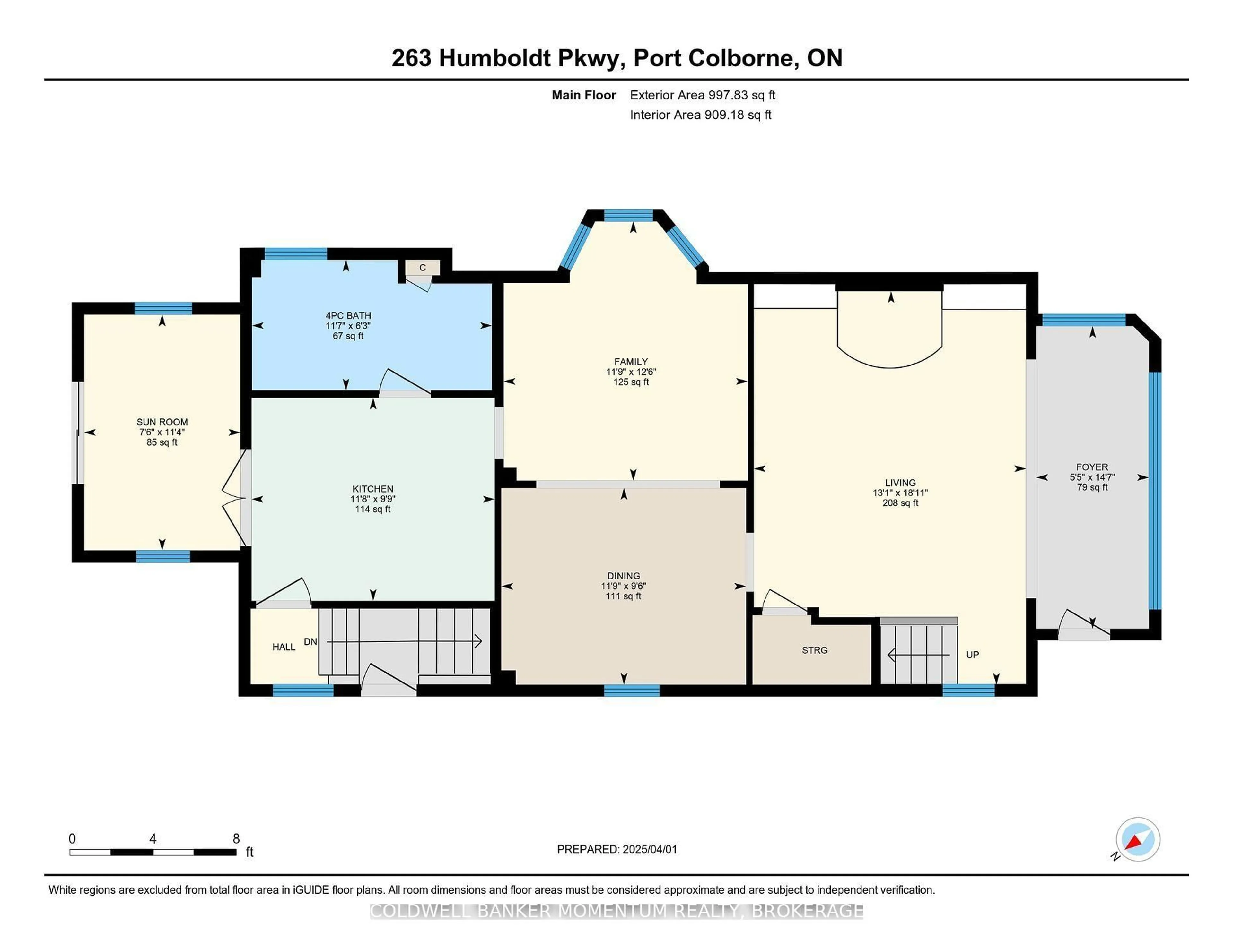 Floor plan for 263 Humboldt Pkwy, Port Colborne Ontario L3K 2H7