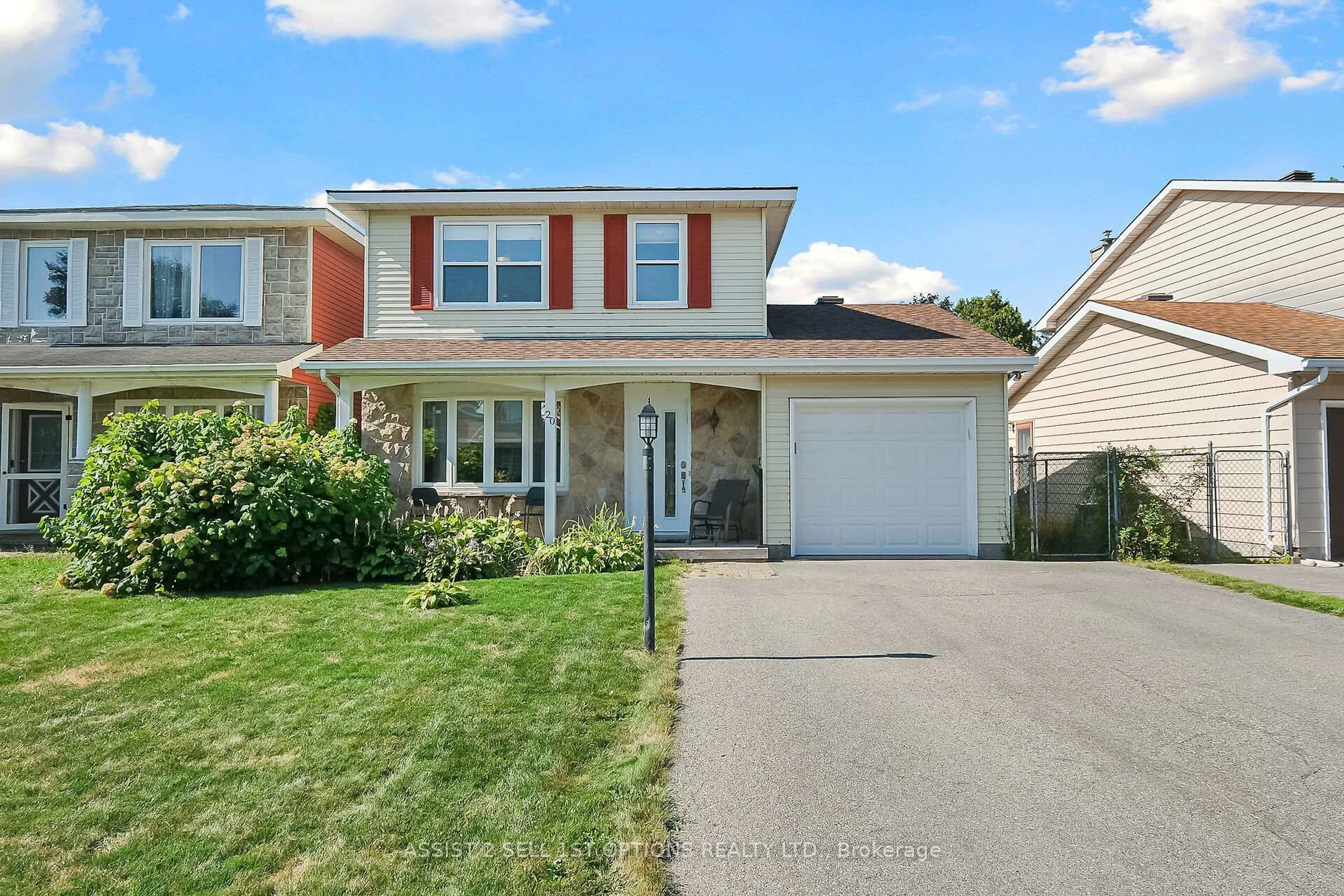 Home with vinyl exterior material, street for 20 Colfax St, Ottawa Ontario K2G 0W5