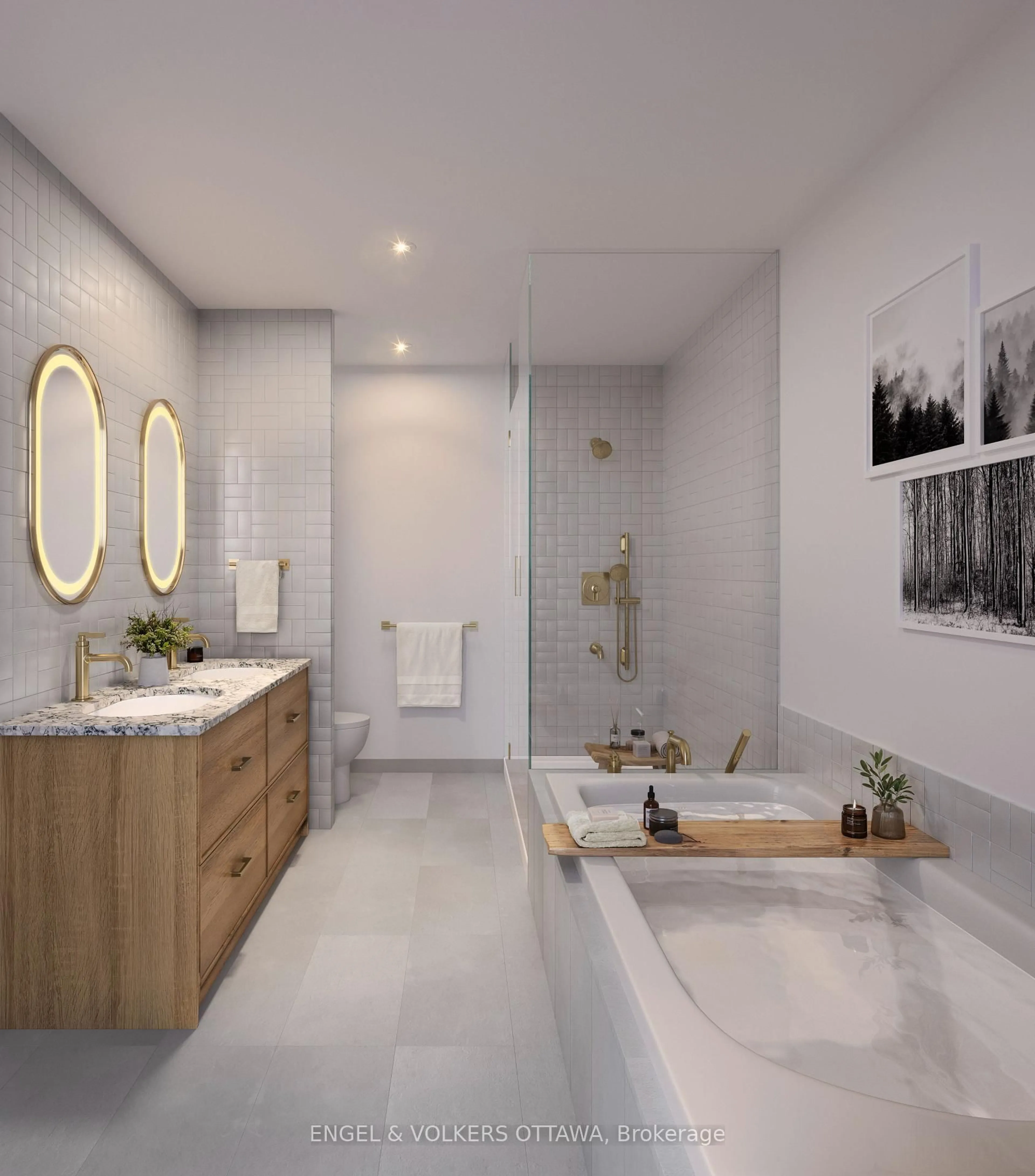 Contemporary bathroom, ceramic/tile floor for 8 Blackburn Ave #602, Ottawa Ontario K1N 7Z2