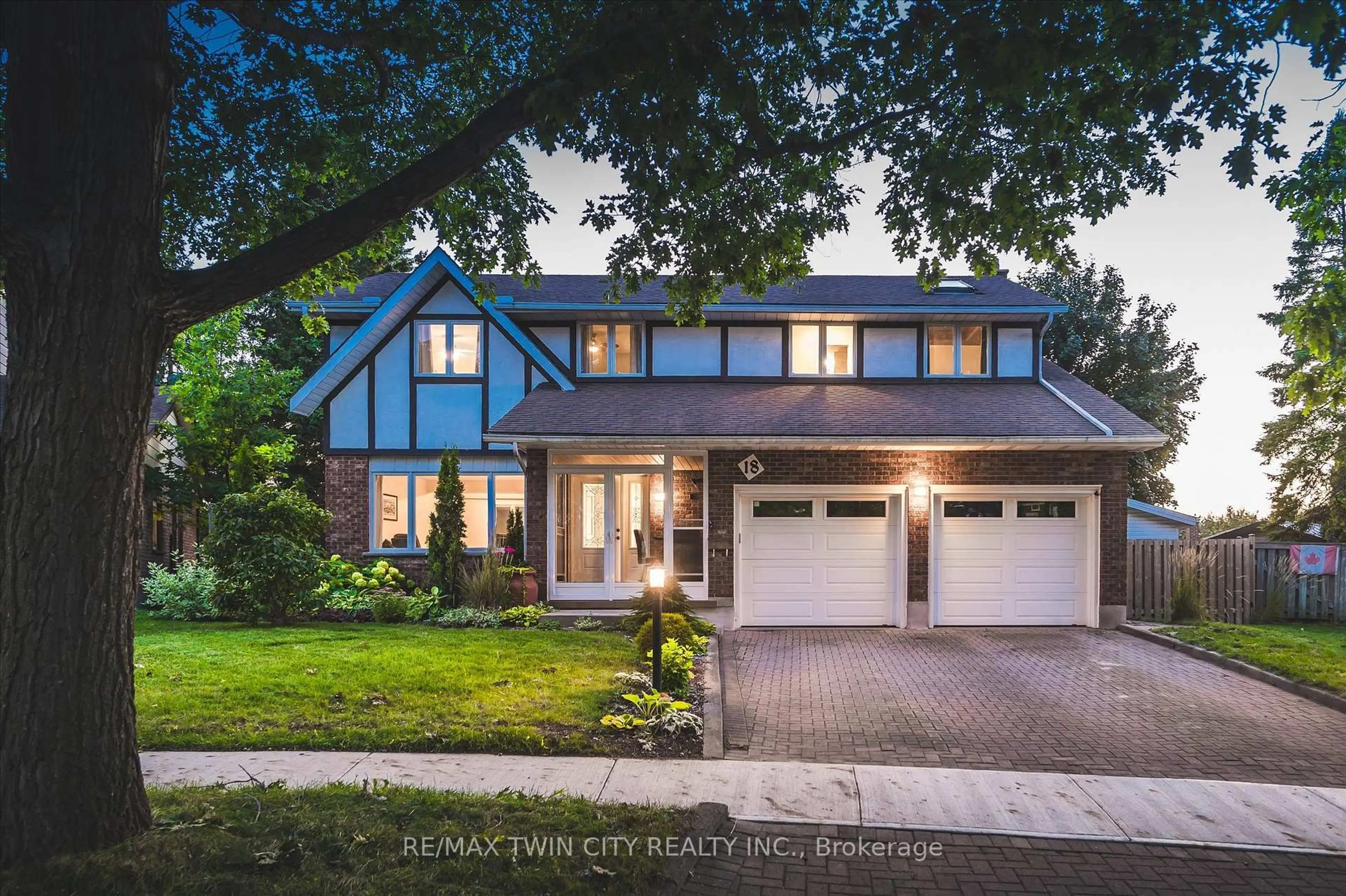 Home with brick exterior material, street for 18 Westchester Pl, Kitchener Ontario N2B 3M6