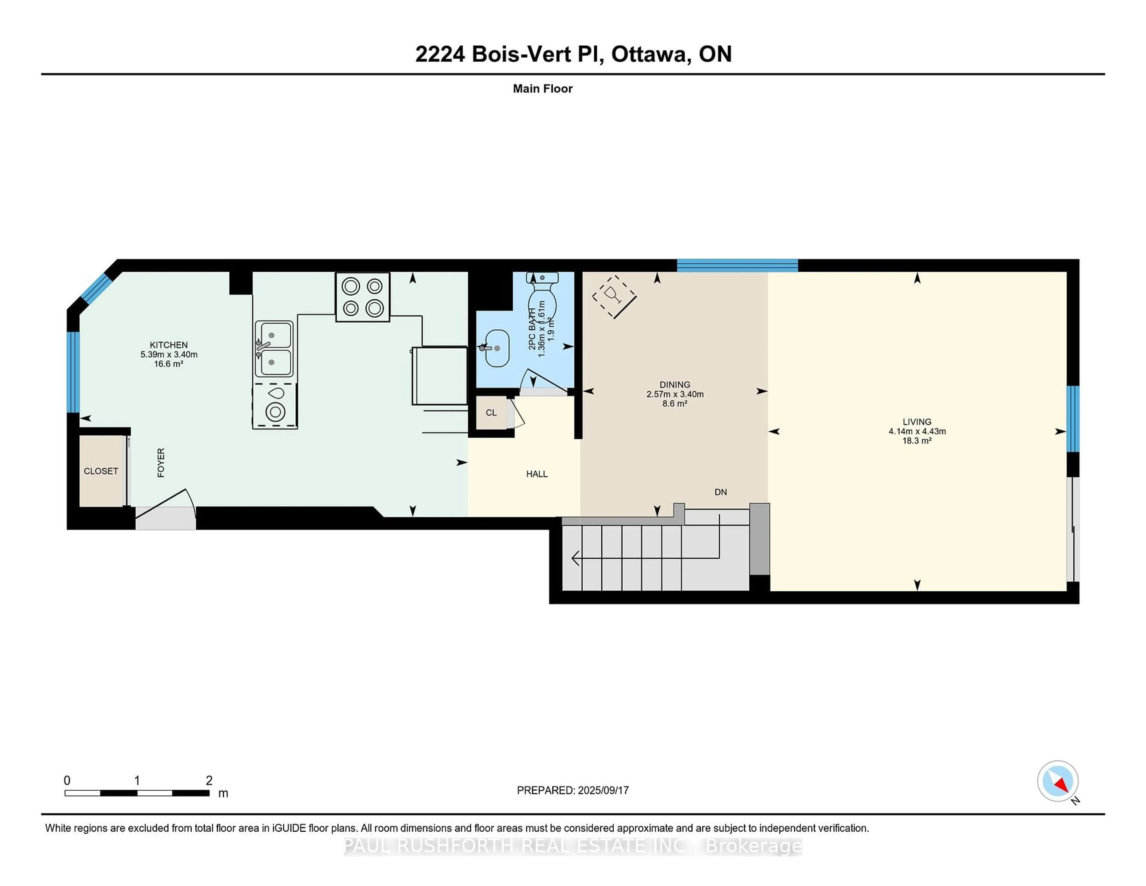 Floor plan for 2224 Bois Vert Pl, Ottawa Ontario K4A 4T7