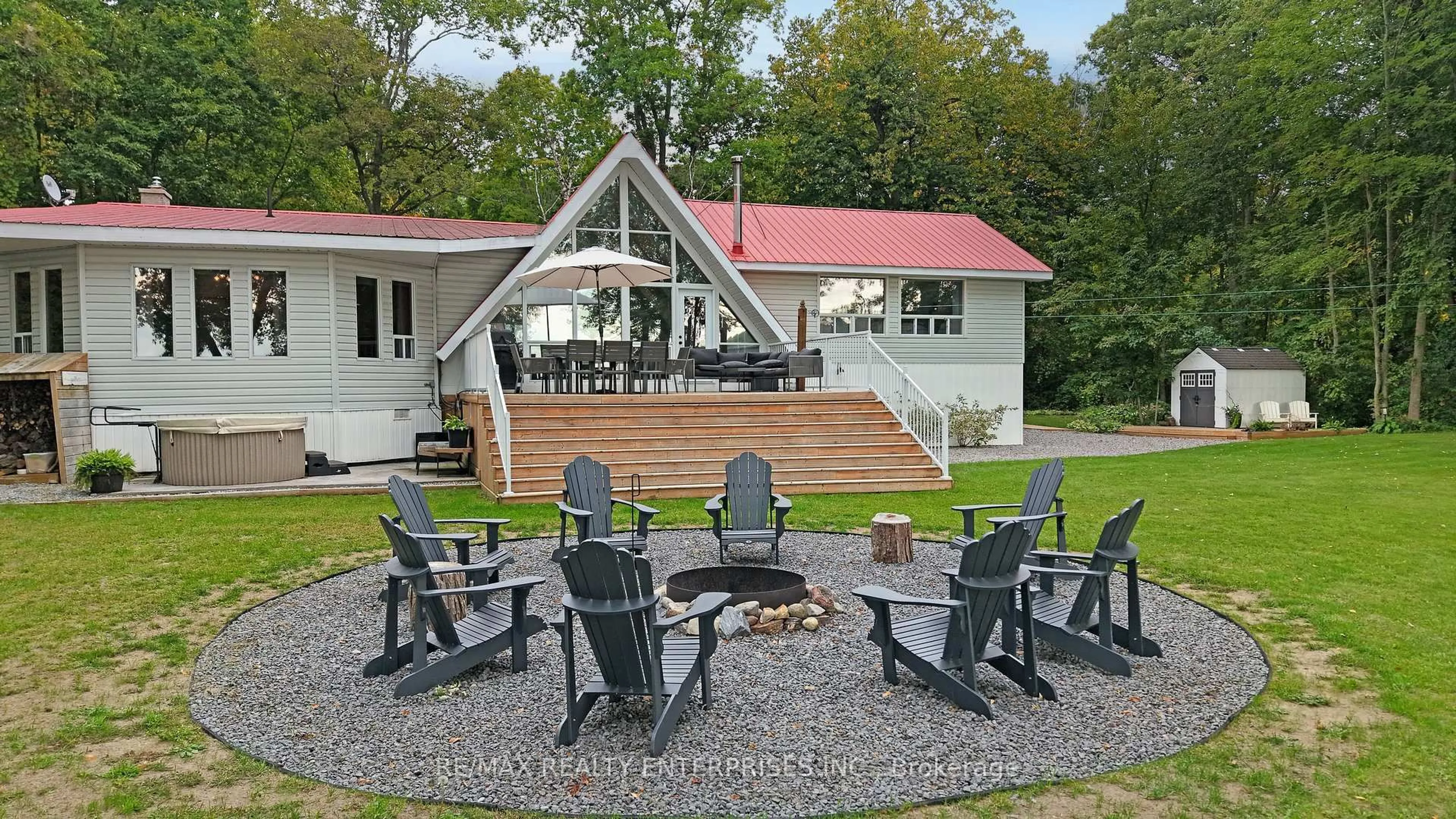 Patio, mountain view for 169 Cooke Armstrong Rd, Hastings Ontario K0K 2C0