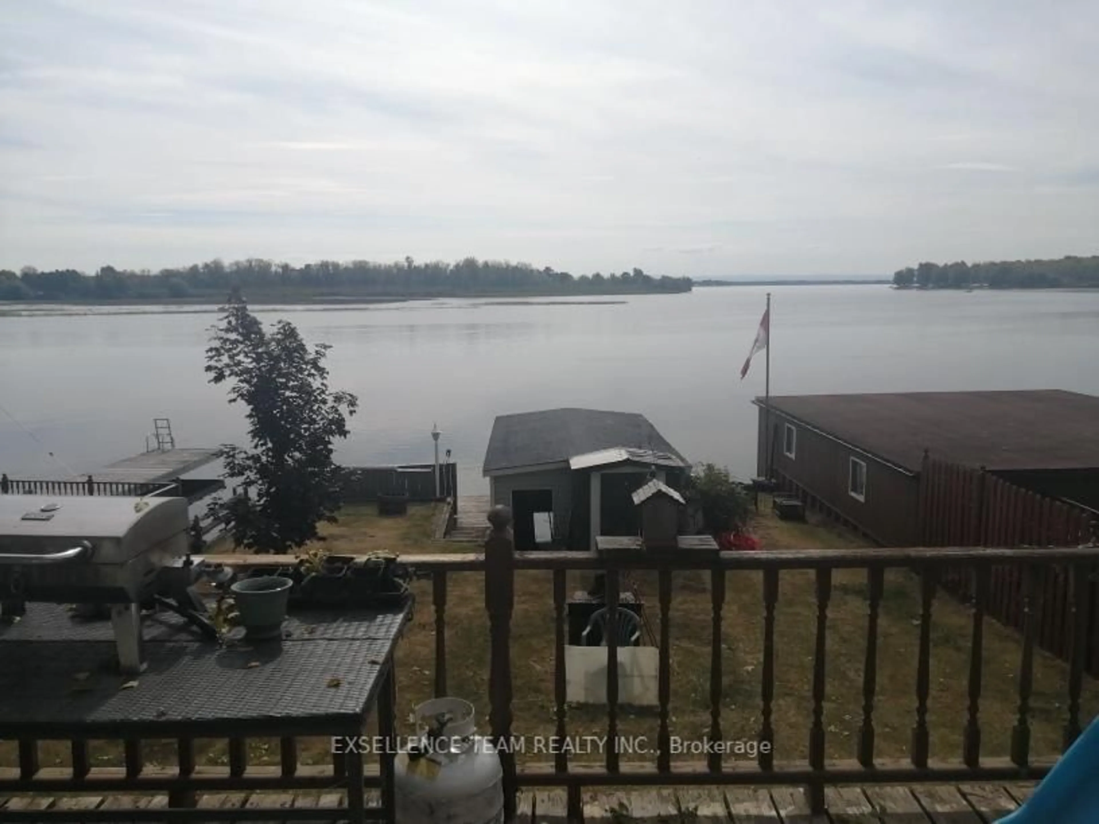 Patio, water/lake/river/ocean view for 6803 St. Louis Point Rd, South Glengarry Ontario K0C 2E0