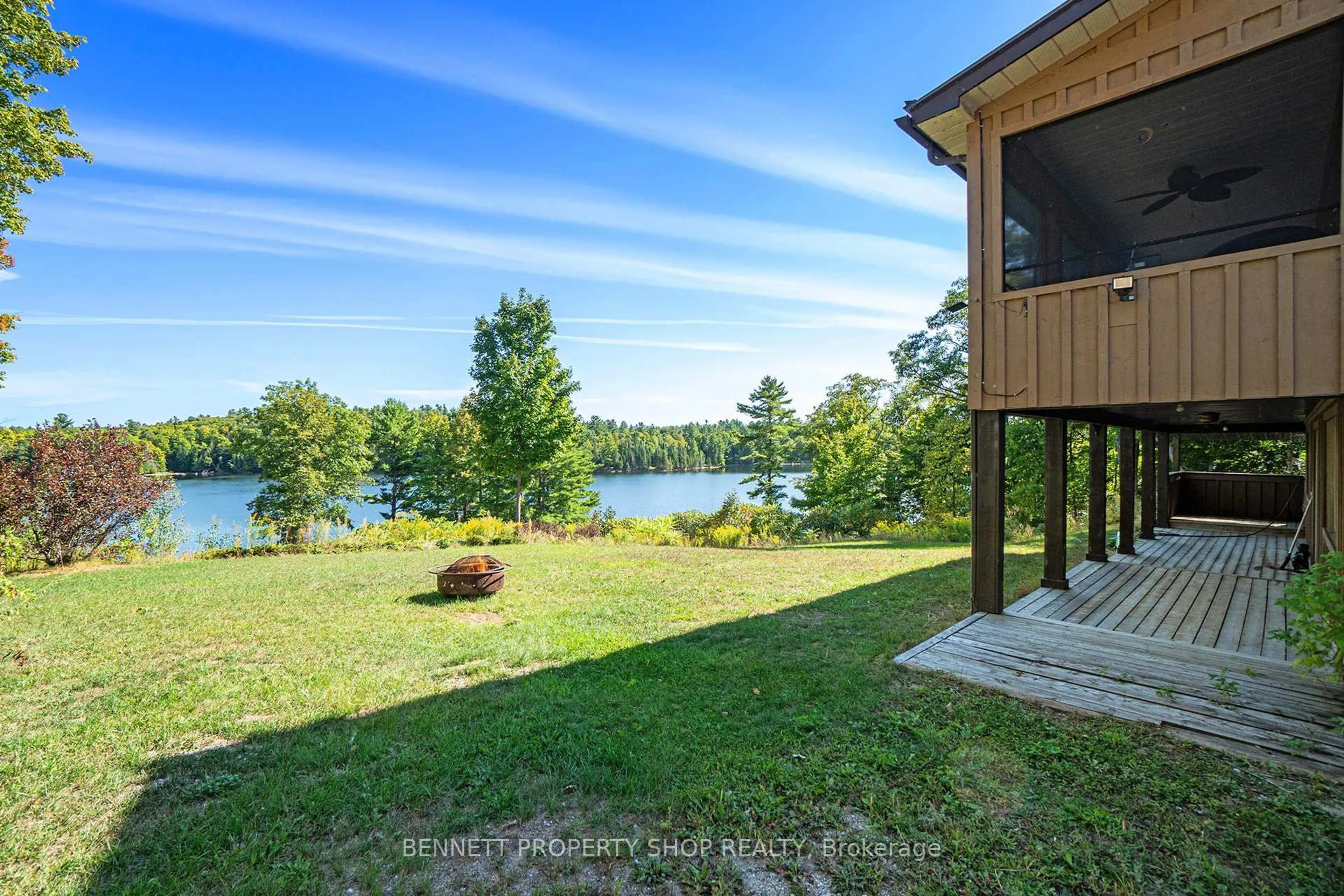 Patio, water/lake/river/ocean view for 250 Horne Lake Rd, Lanark Ontario K0G 1K0