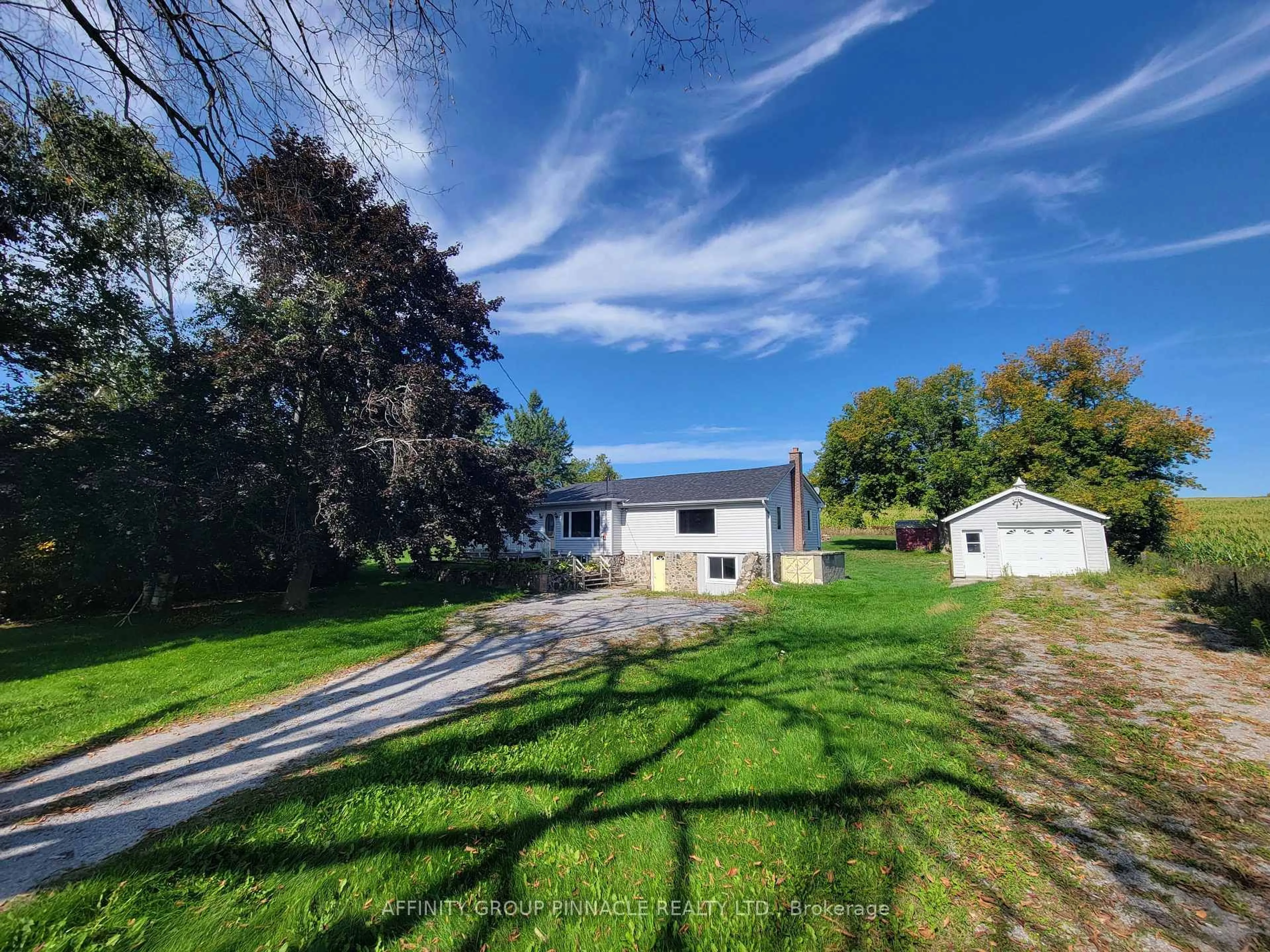 A pic from outside/outdoor area/front of a property/back of a property/a pic from drone, unknown for 695 Ski Hill Rd, Kawartha Lakes Ontario L0A 1A0