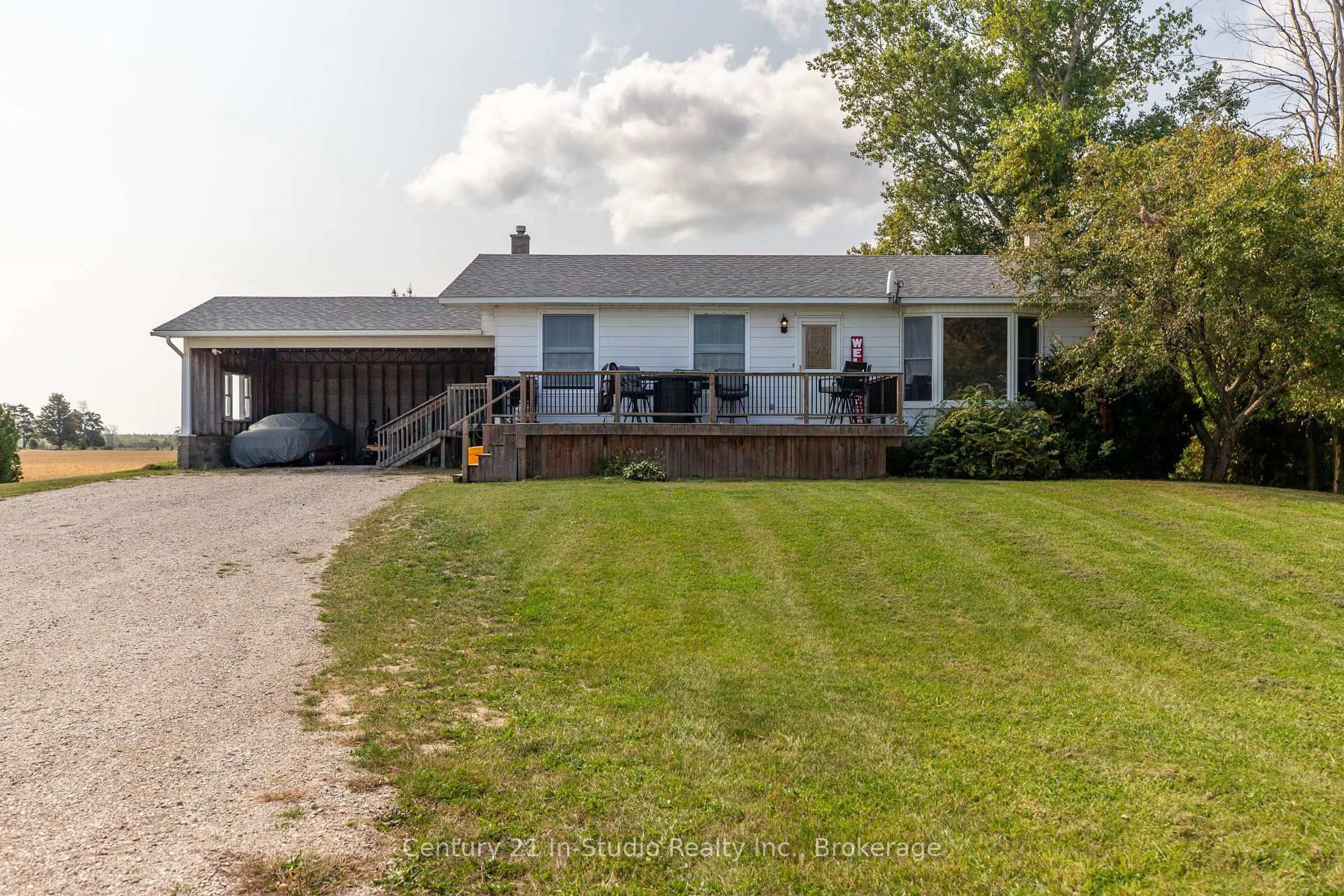 A pic from outside/outdoor area/front of a property/back of a property/a pic from drone, street for 1185 Highway 6, South Bruce Peninsula Ontario N0H 2T0