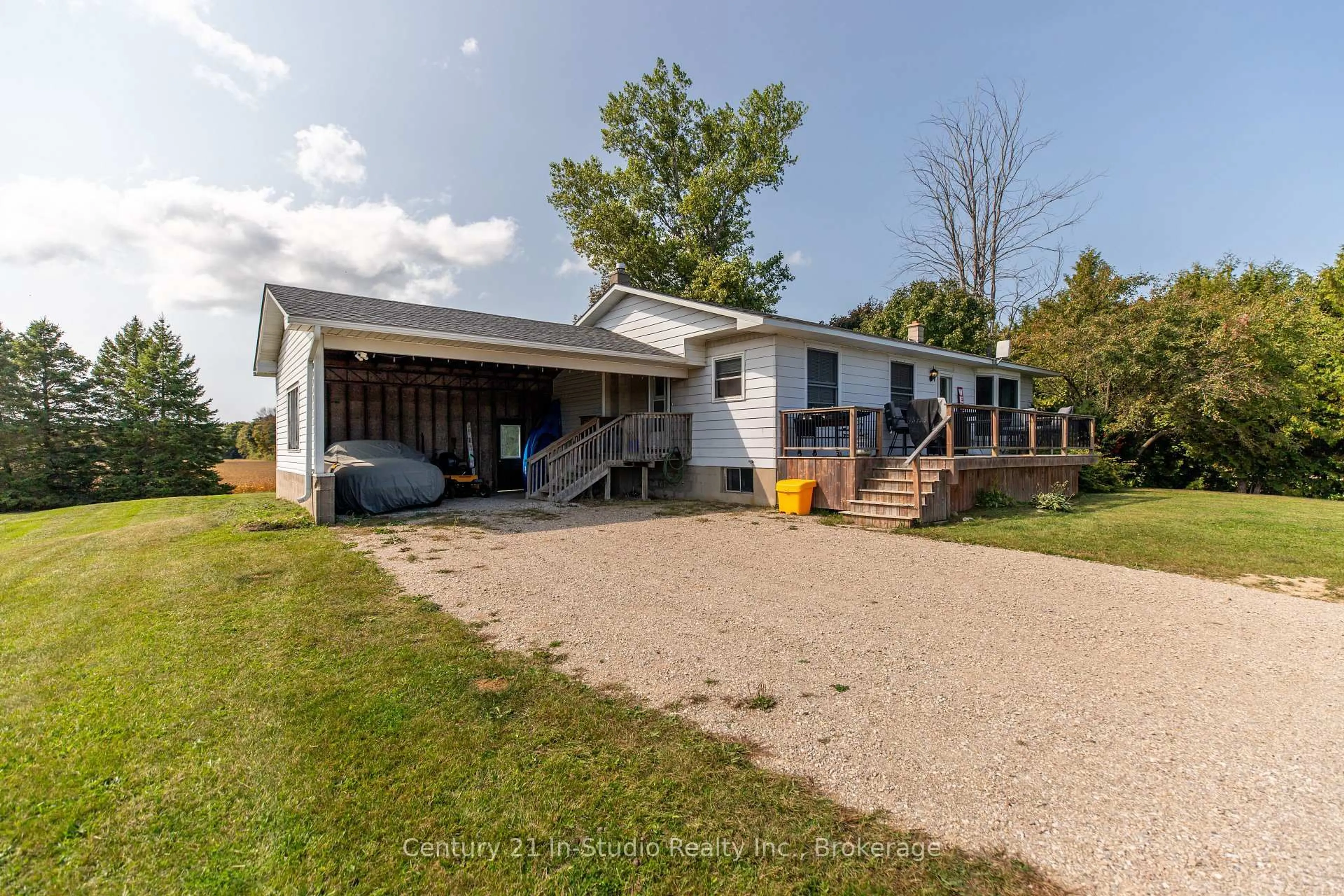 A pic from outside/outdoor area/front of a property/back of a property/a pic from drone, street for 1185 Highway 6, South Bruce Peninsula Ontario N0H 2T0