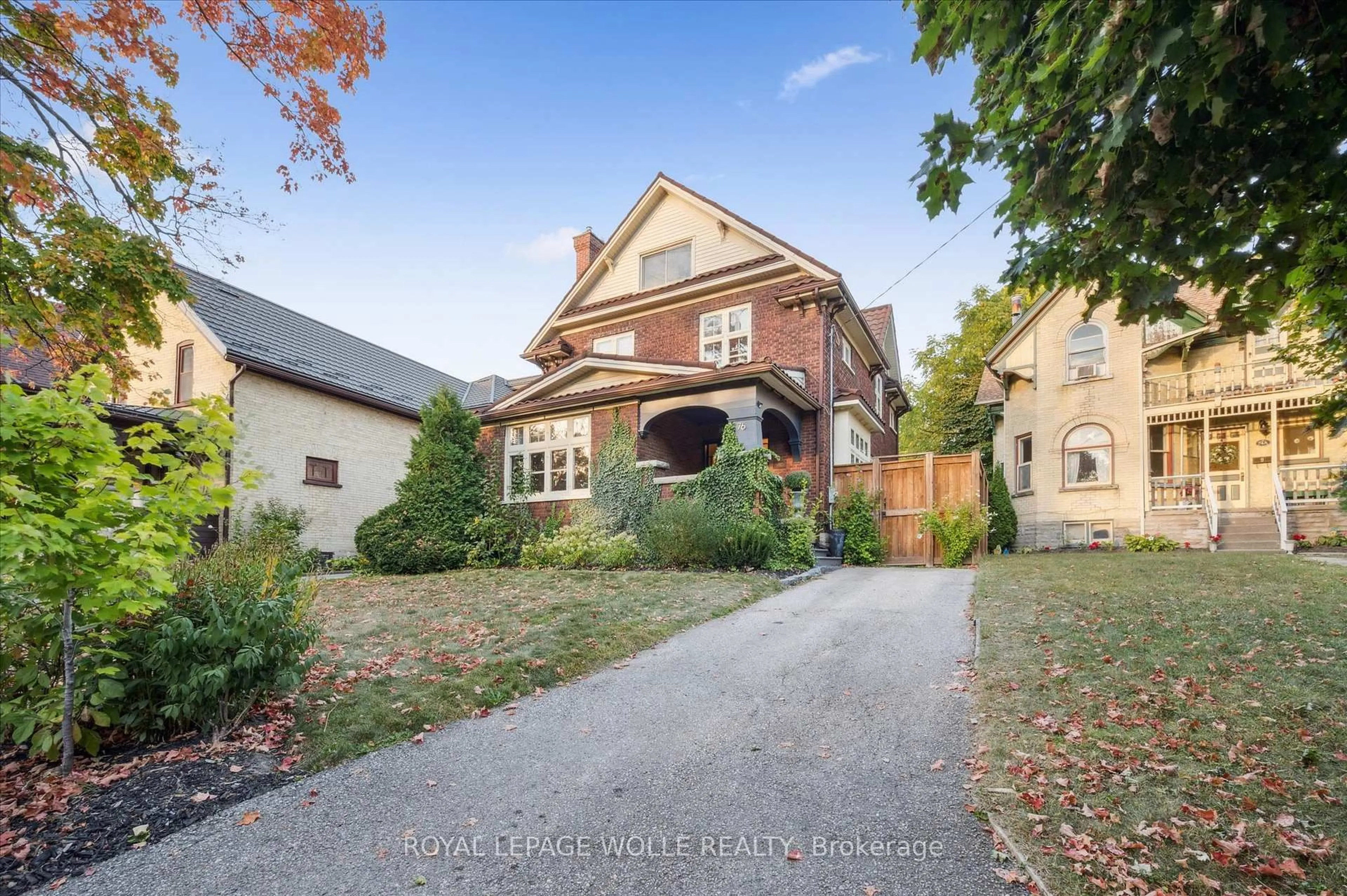 Home with brick exterior material, street for 76 Ahrens St, Kitchener Ontario N2H 4C1