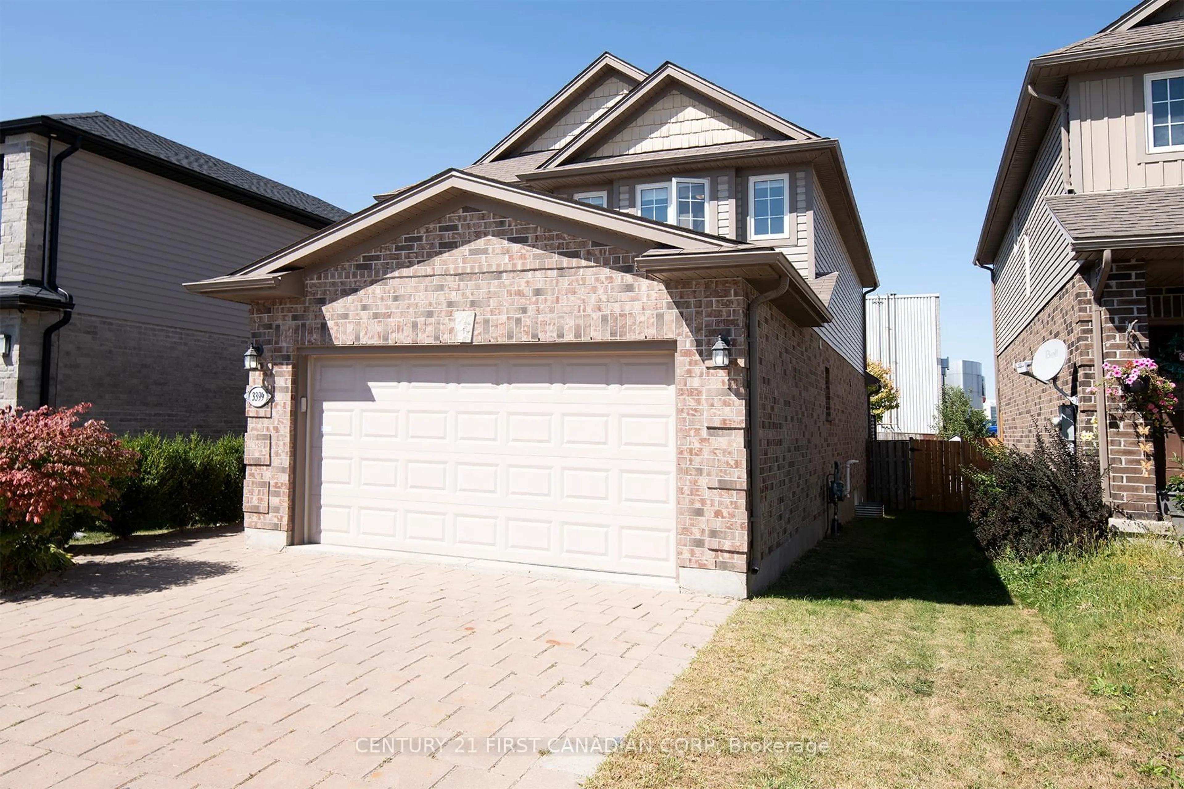 Home with brick exterior material, street for 3399 Emily Carr Lane, London South Ontario N6L 0A3