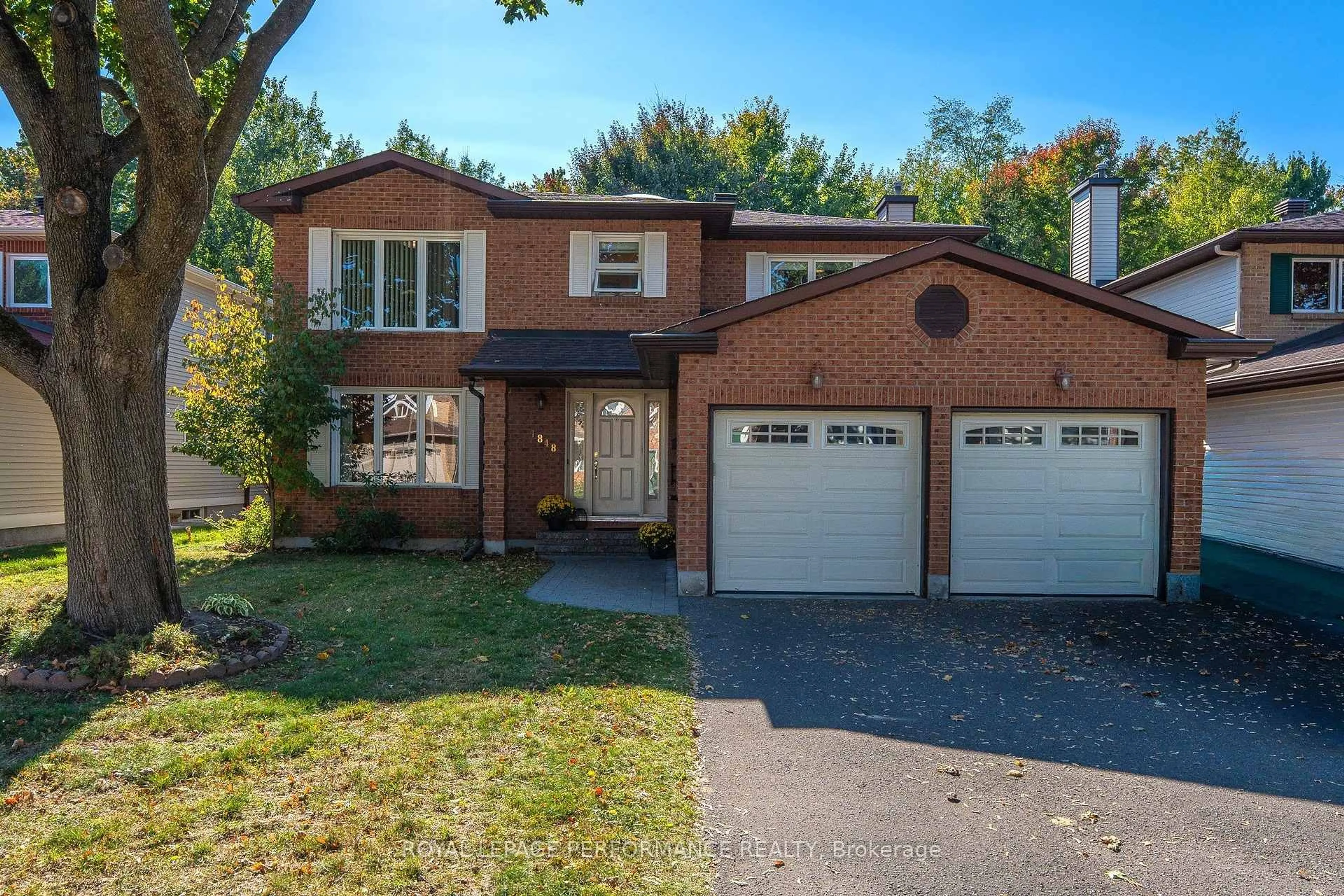 Home with brick exterior material, street for 1848 Thistleleaf Cres, Ottawa Ontario K1C 5W7
