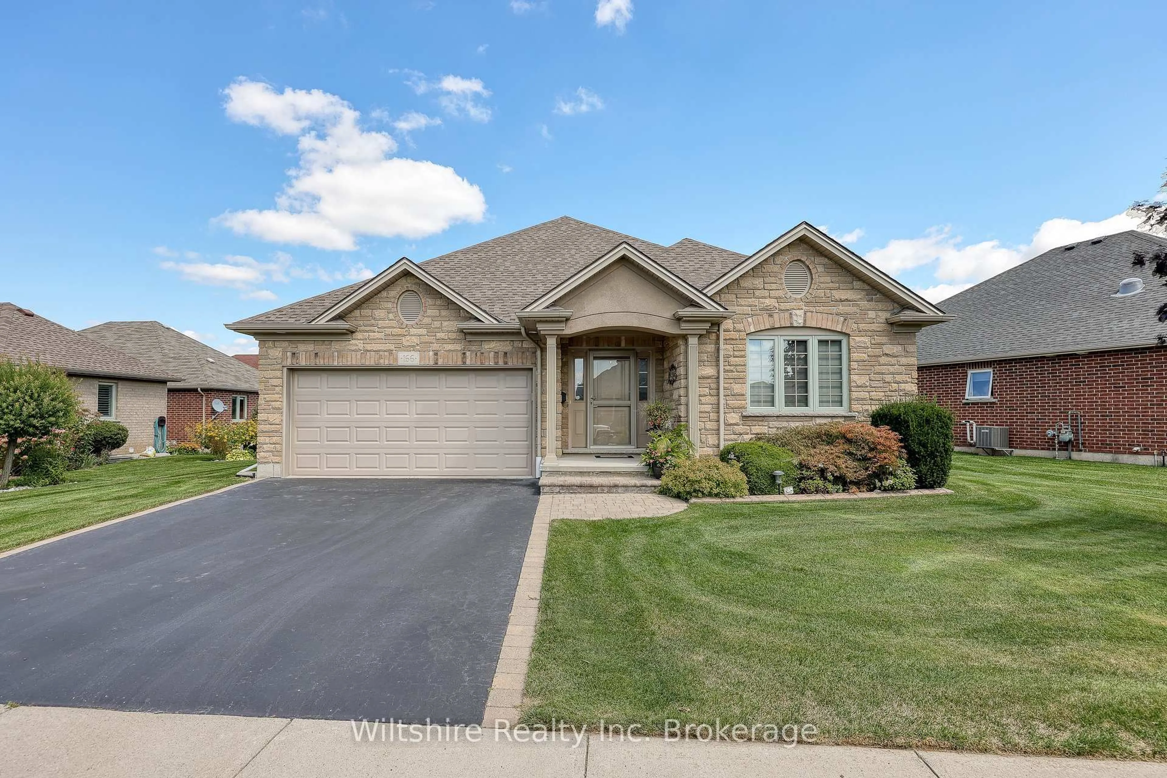 Home with brick exterior material, street for 166 Weston Dr, Tillsonburg Ontario N4G 0C5