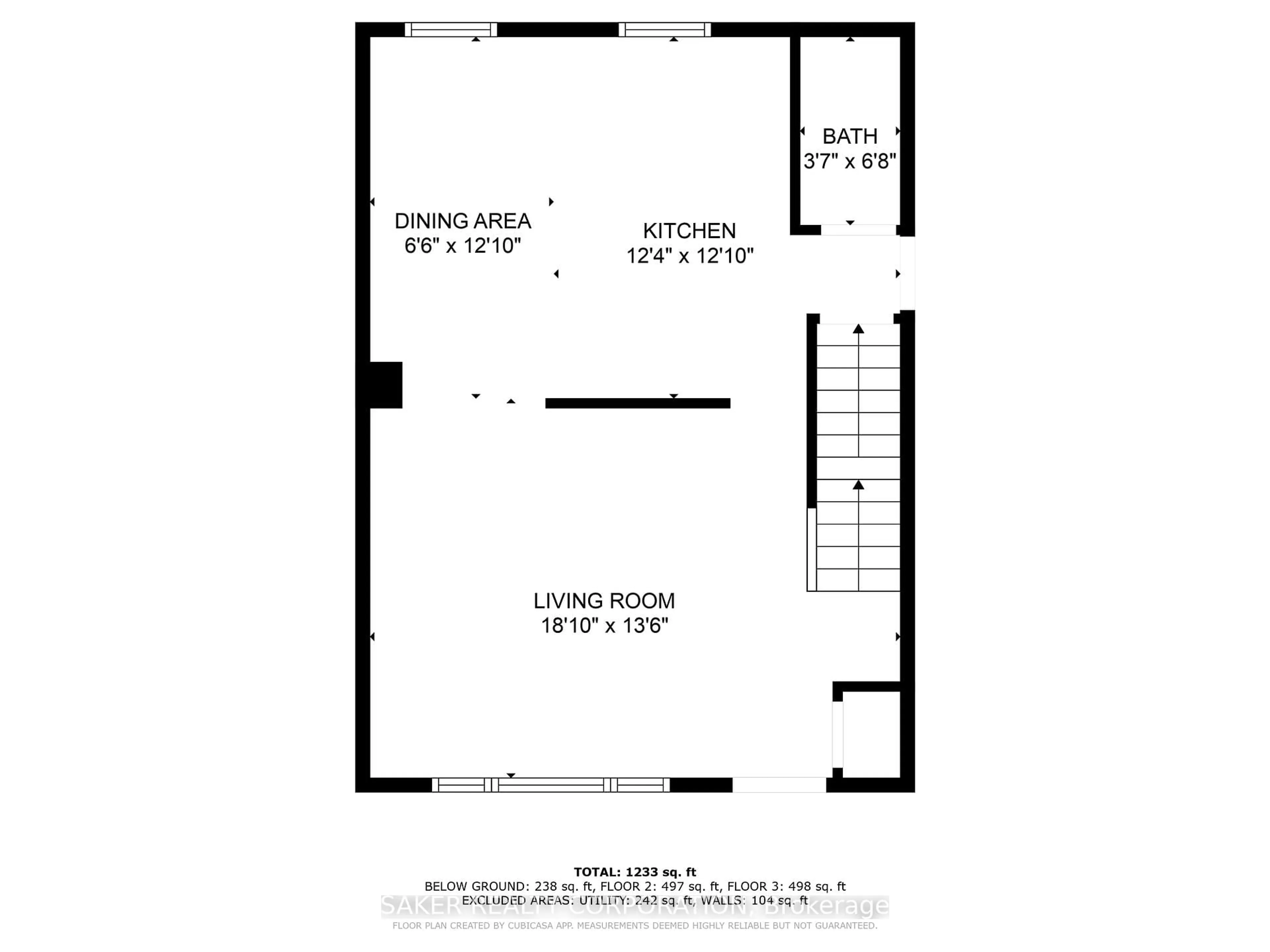 Floor plan for 10 Edgemere Cres, London South Ontario N5Z 4M5