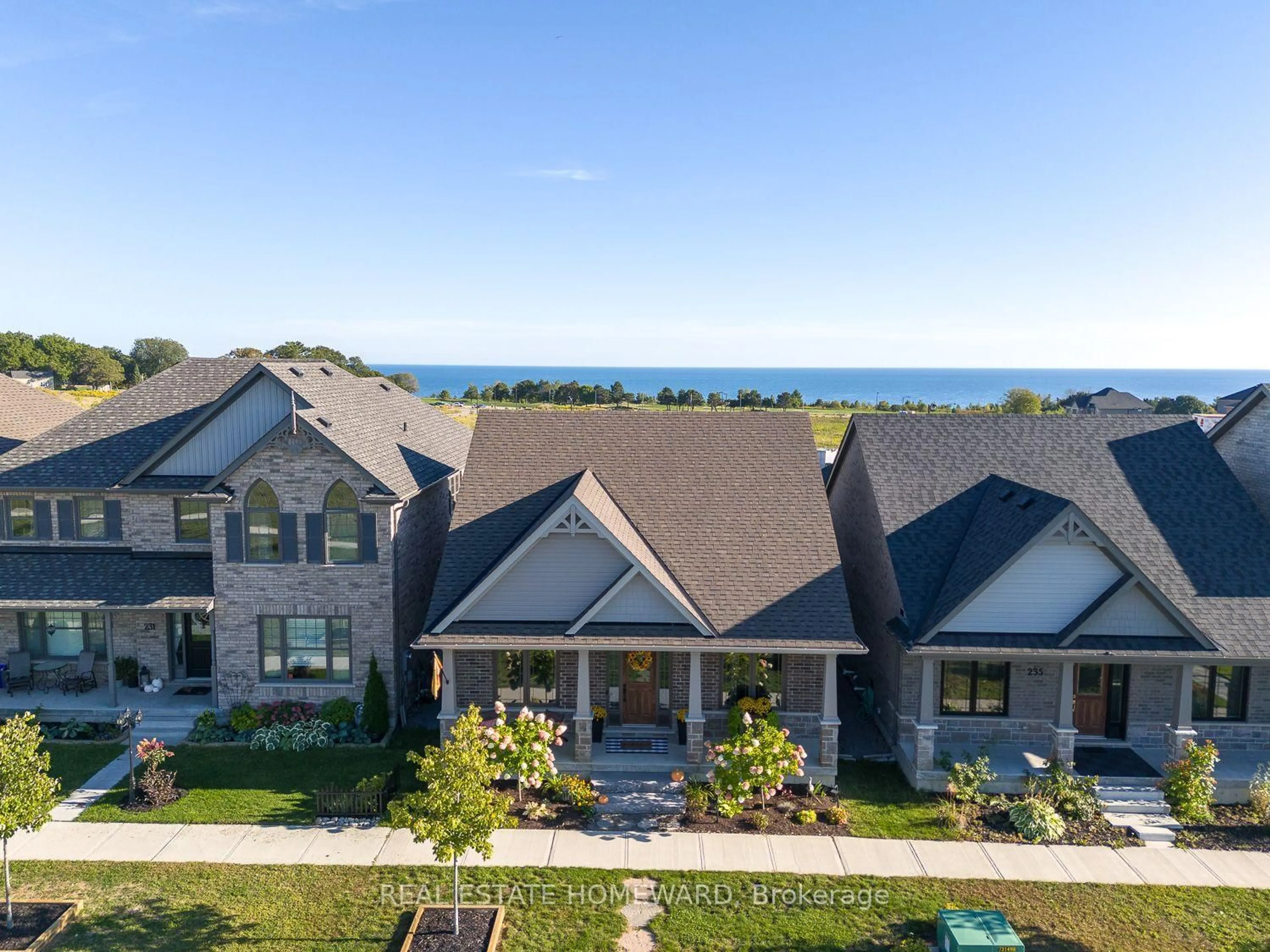 A pic from outside/outdoor area/front of a property/back of a property/a pic from drone, water/lake/river/ocean view for 233 Strachan St, Port Hope Ontario L1A 0E7