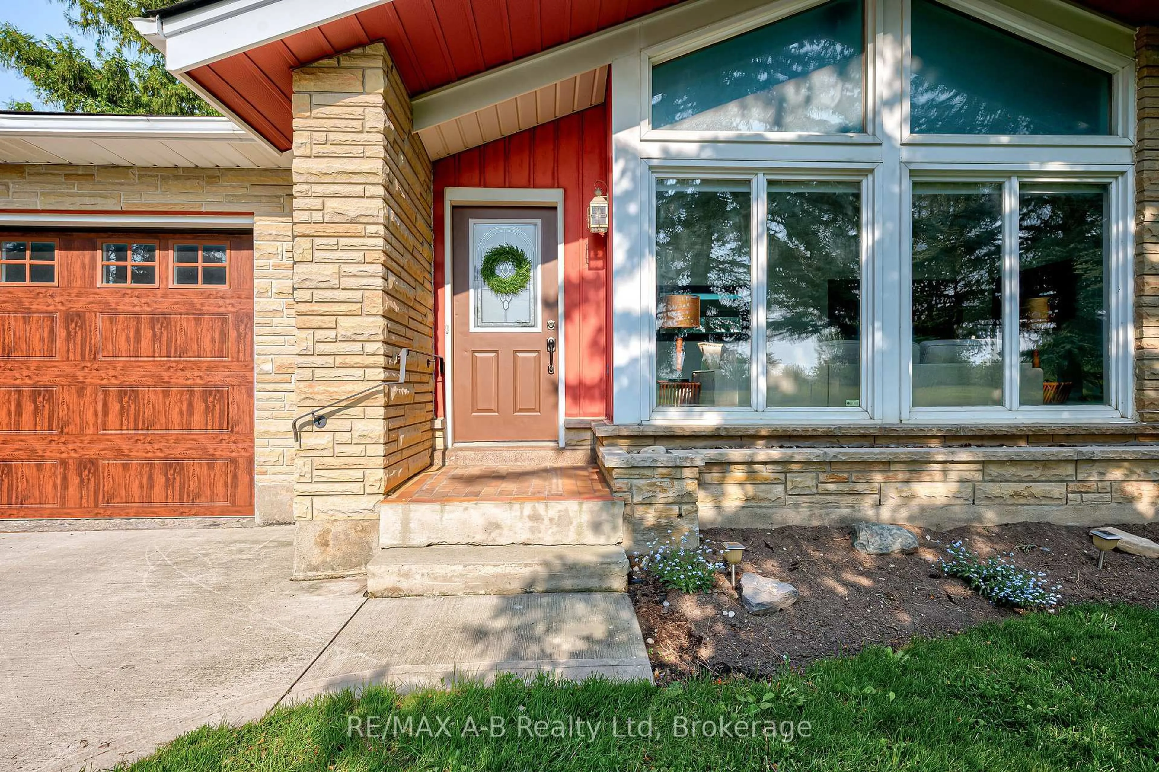 Home with brick exterior material, street for 3981 111 Rd, Perth East Ontario N5A 6S5