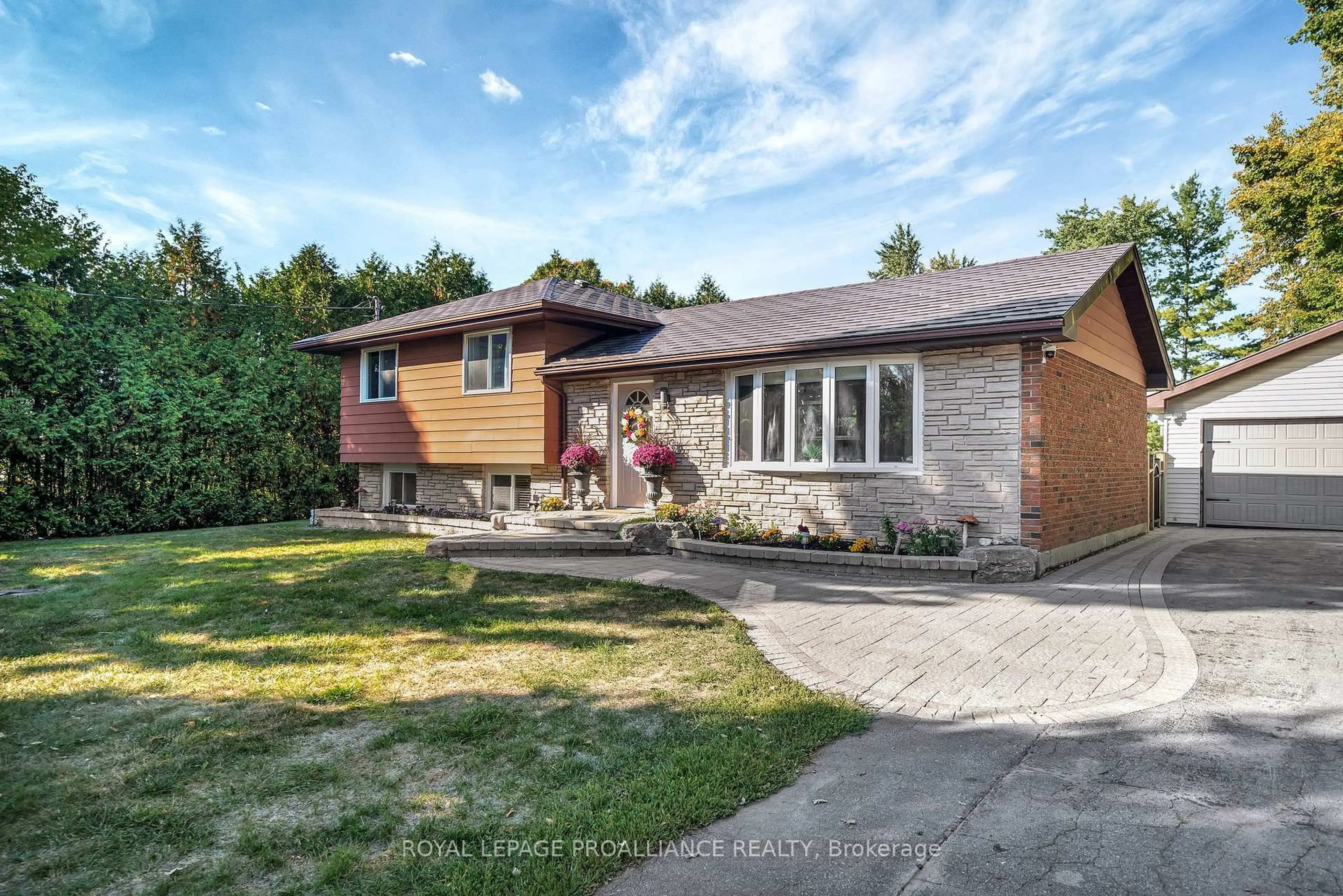 A pic from outside/outdoor area/front of a property/back of a property/a pic from drone, street for 57 St Hilaire Rd, Trenton Ontario K8V 5P8
