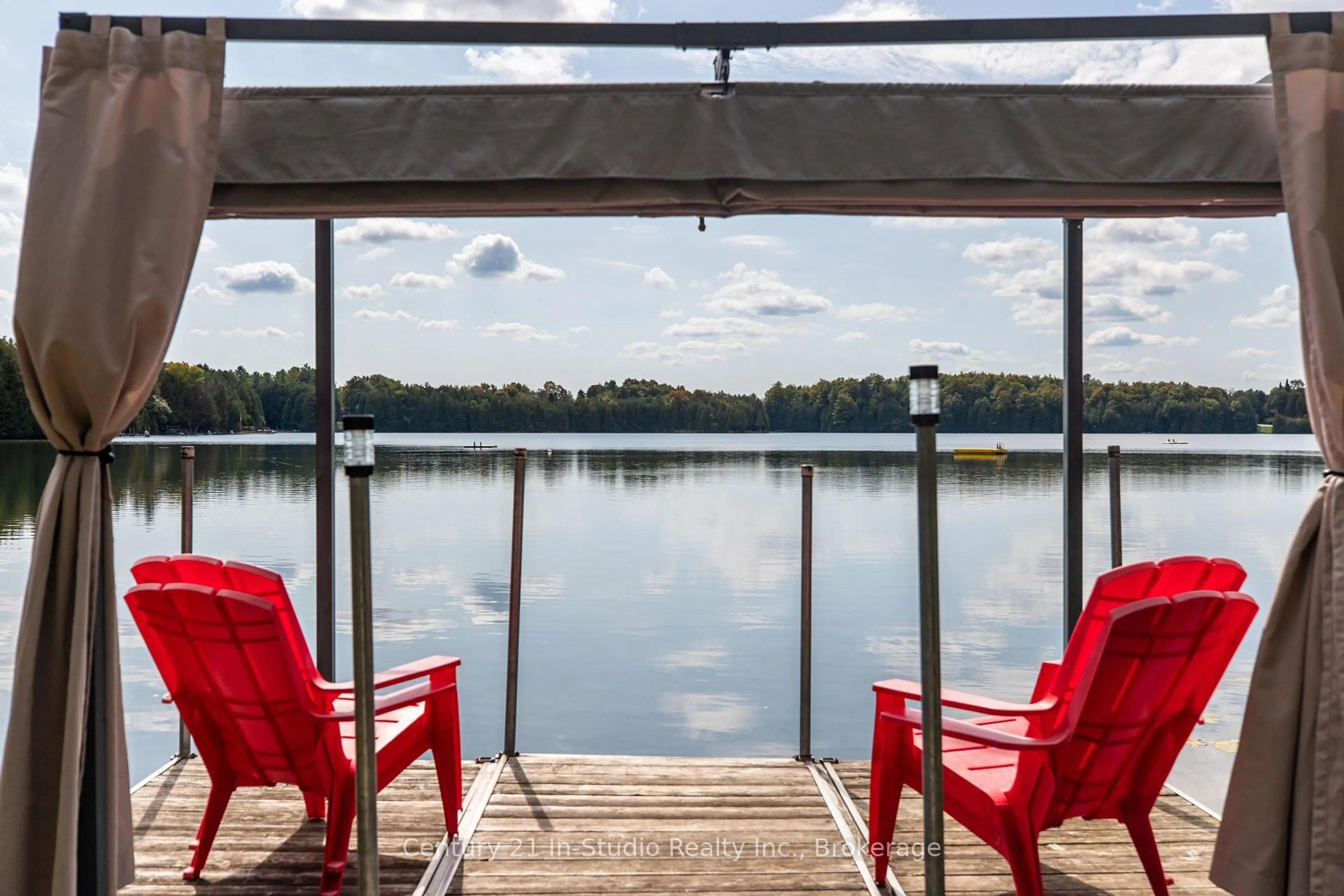 Patio, water/lake/river/ocean view for 184 Lakewood Lane, Grey Highlands Ontario N0C 1H0