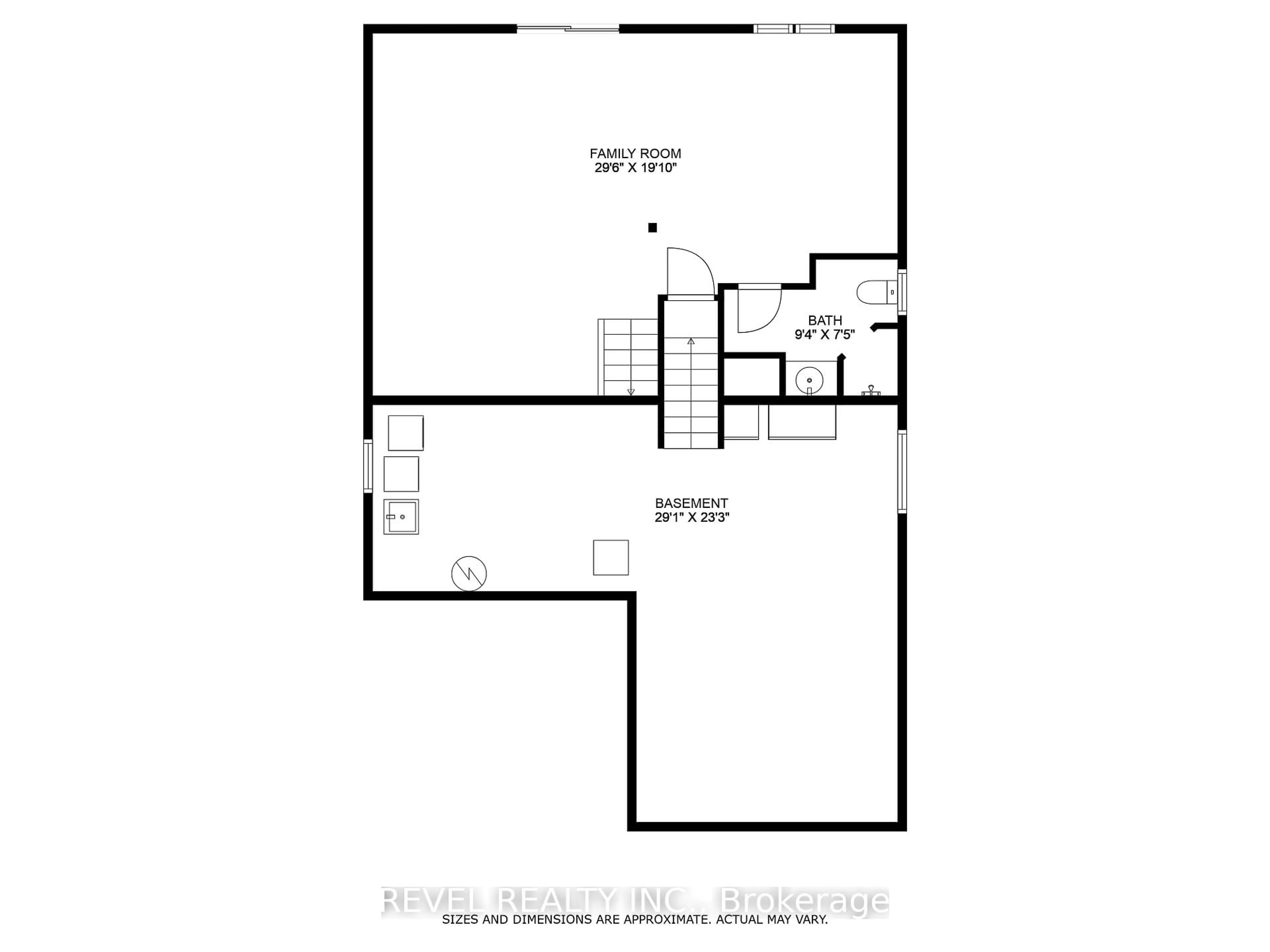 Floor plan for 55 Amore Blvd, Hamilton Ontario L9B 2V3