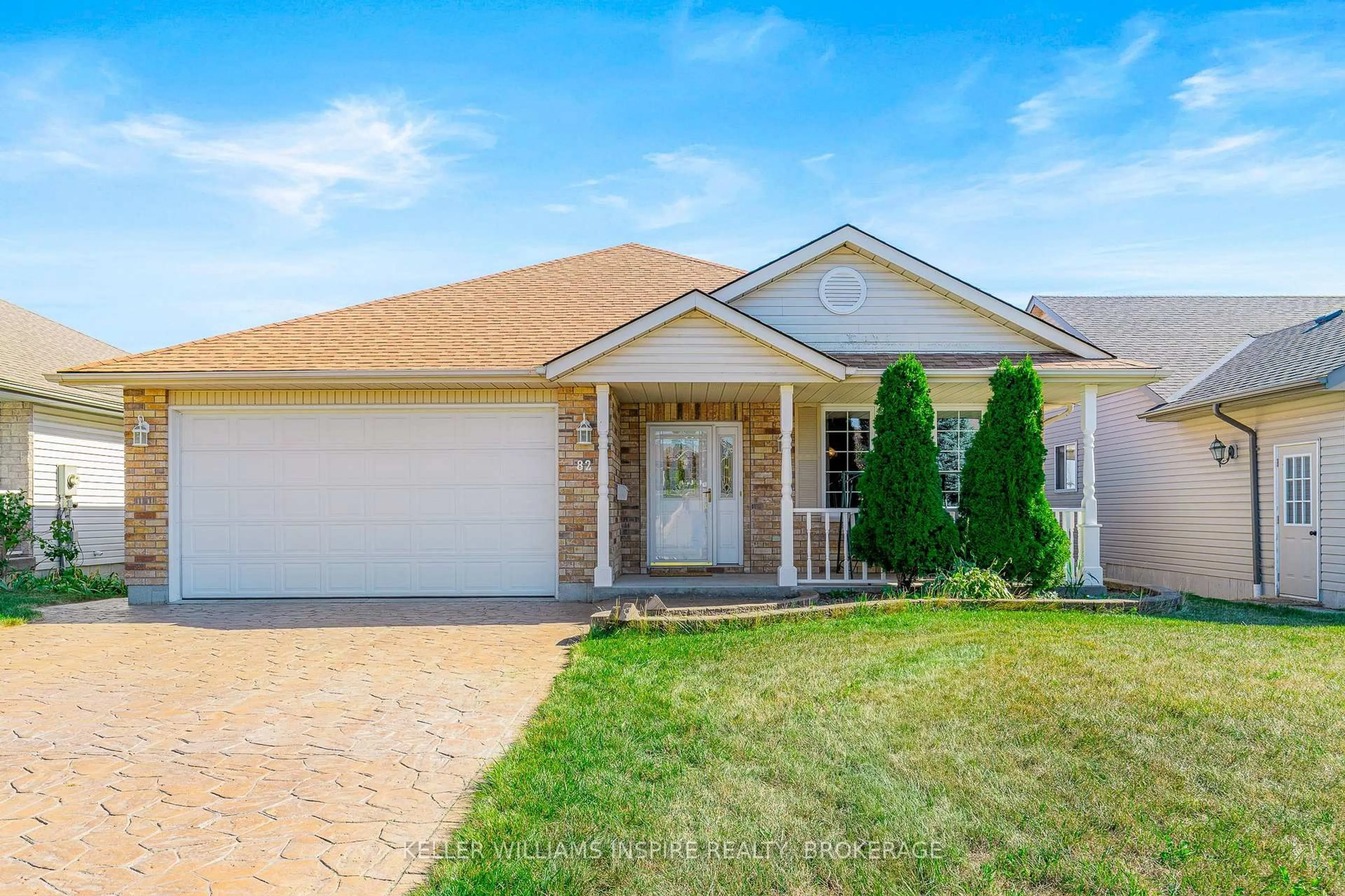 Home with vinyl exterior material, street for 82 Northumberland Blvd, Quinte West Ontario K8V 6W2