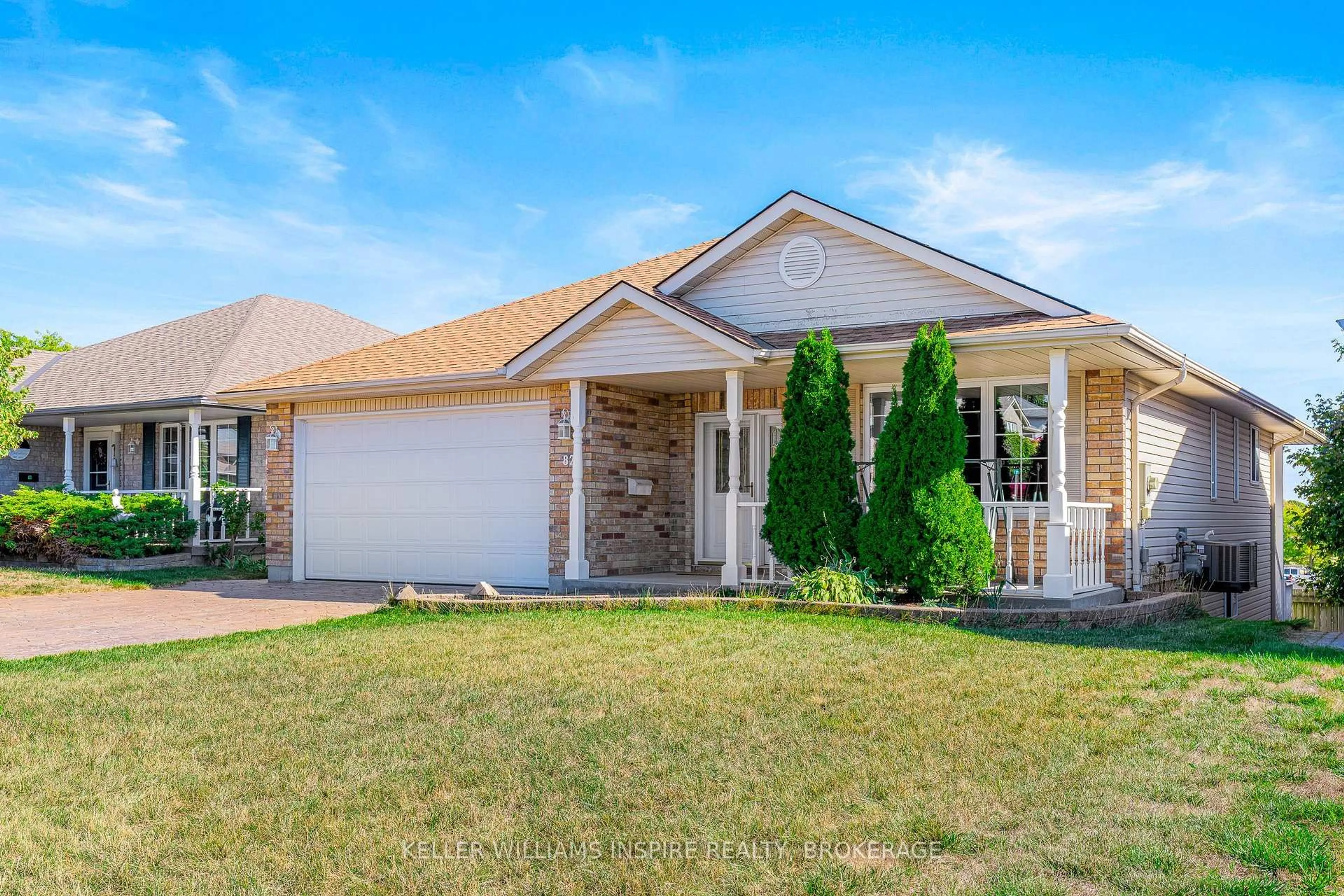 Home with vinyl exterior material, street for 82 Northumberland Blvd, Quinte West Ontario K8V 6W2