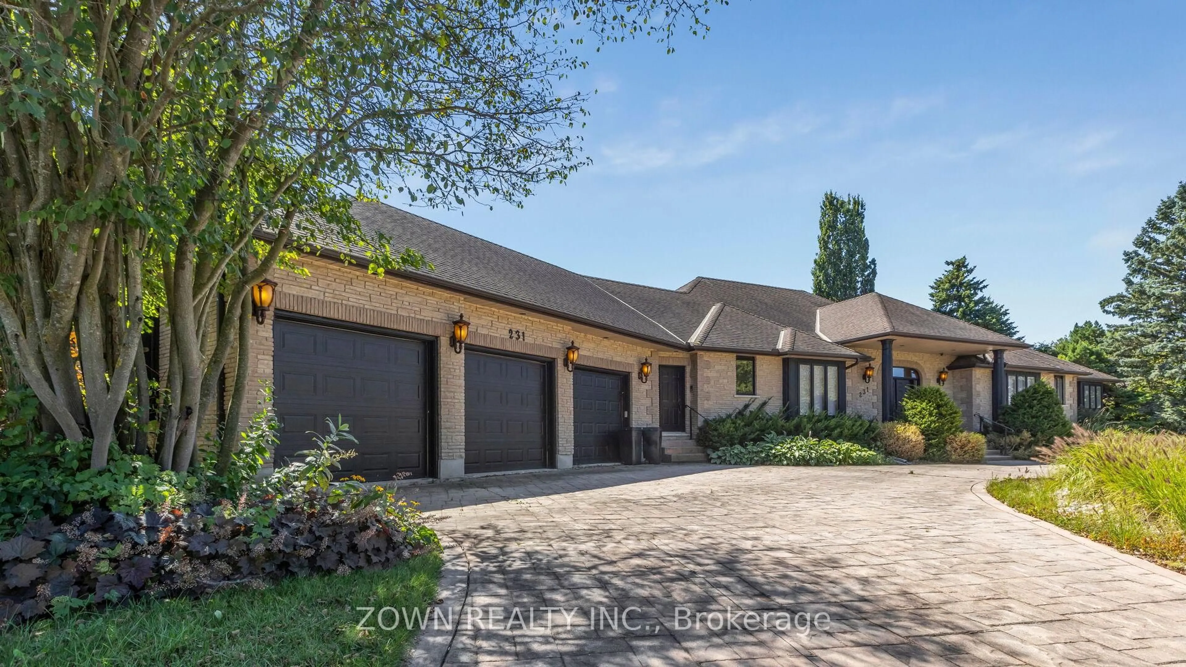 Home with brick exterior material, street for 231 GOLF COURSE Rd, Woolwich Ontario N0B 1N0