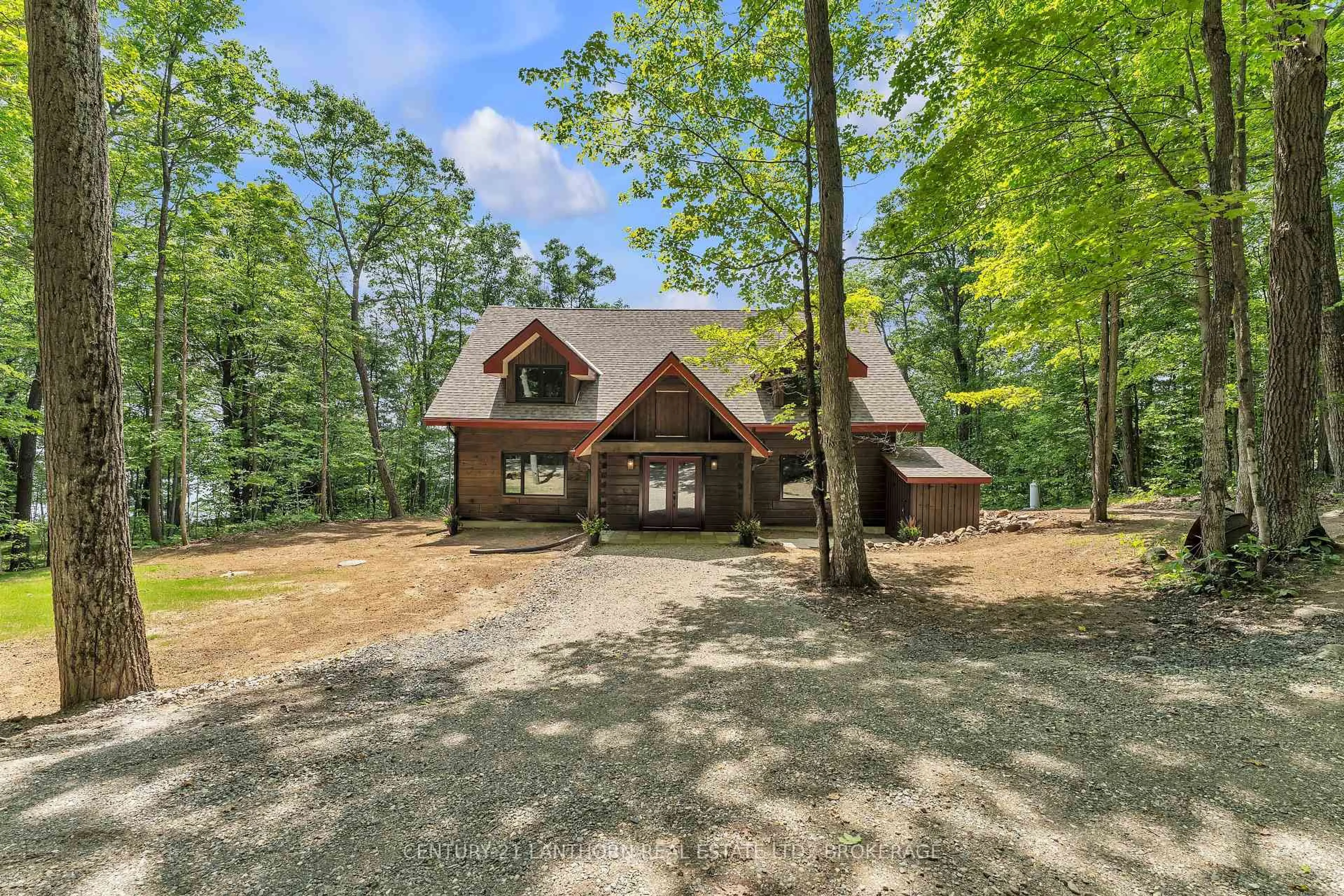A pic from outside/outdoor area/front of a property/back of a property/a pic from drone, unknown for Road Warrington Rd, Sharbot Lake Ontario K0H 2P0