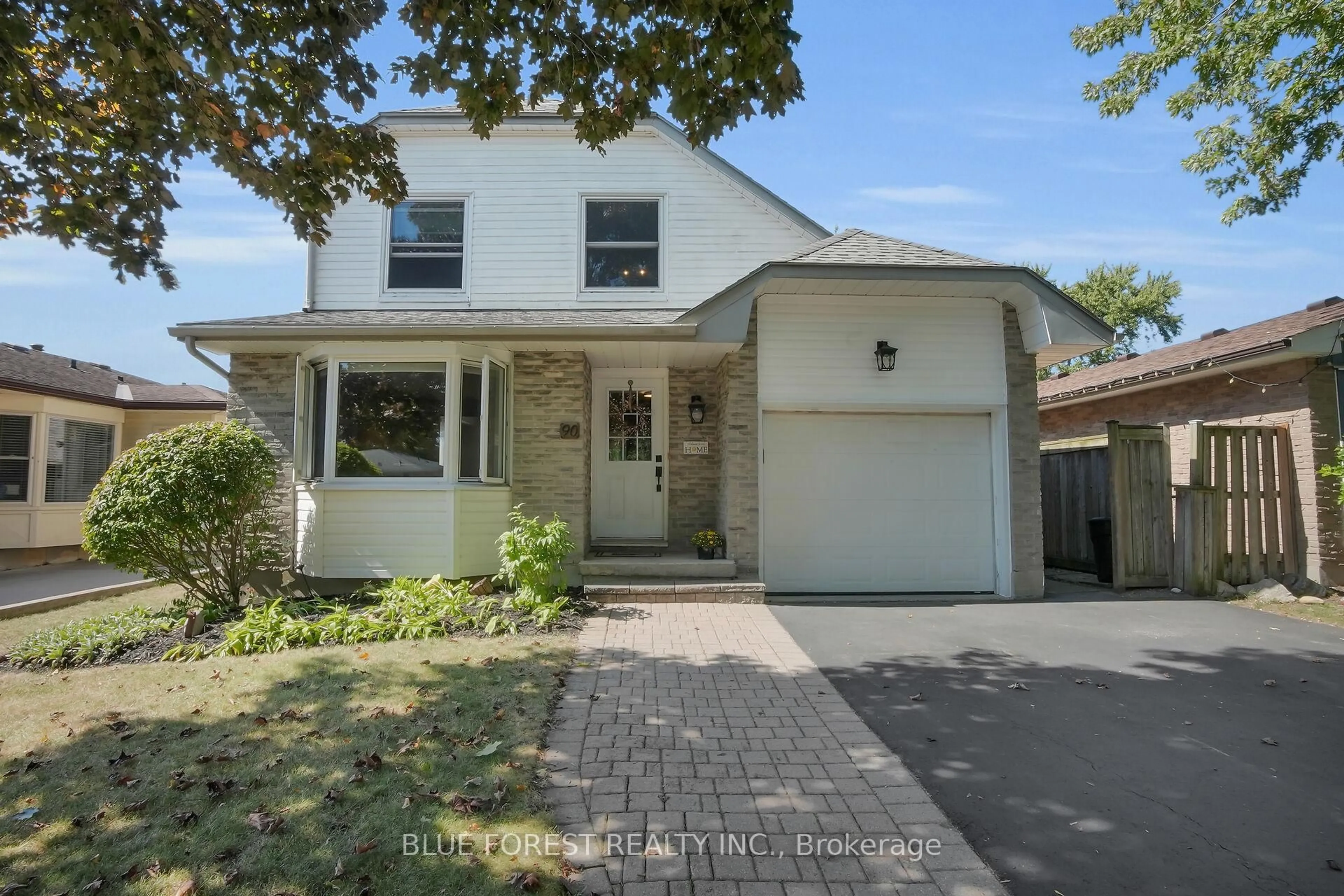 Home with brick exterior material, street for 90 Edmunds Cres, London South Ontario N5Z 4J2