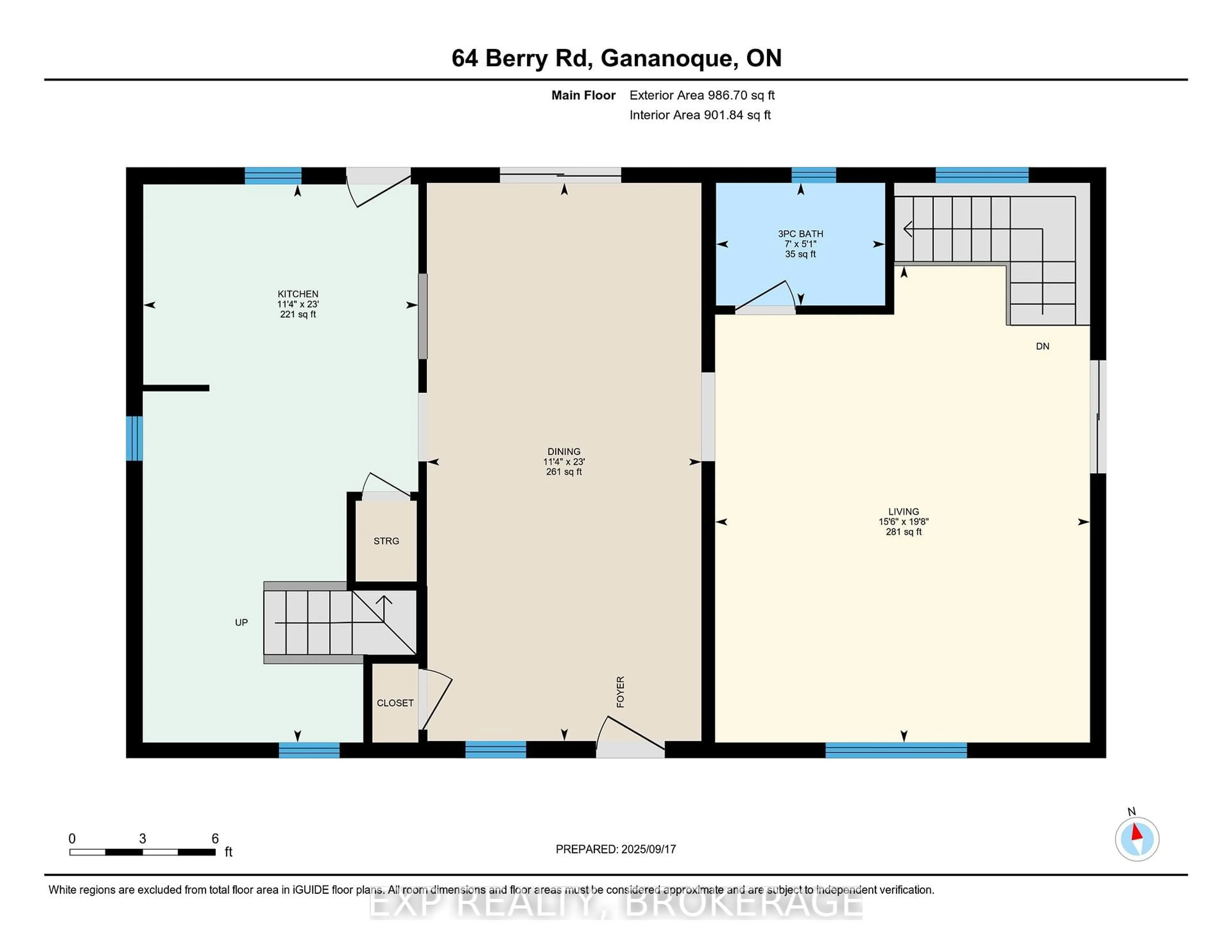 Floor plan for 64 BERRY Rd, Front of Leeds & Seeleys Bay Ontario K7G 2V3